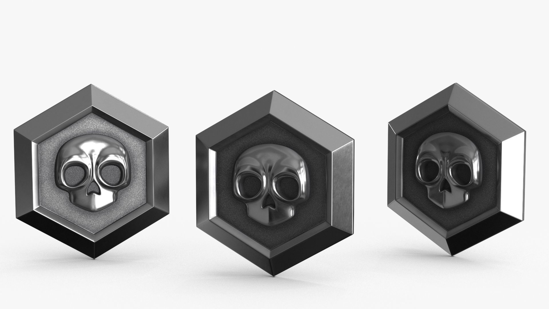 Game Coin Icon Symbol v5 Low-poly 3D model_7