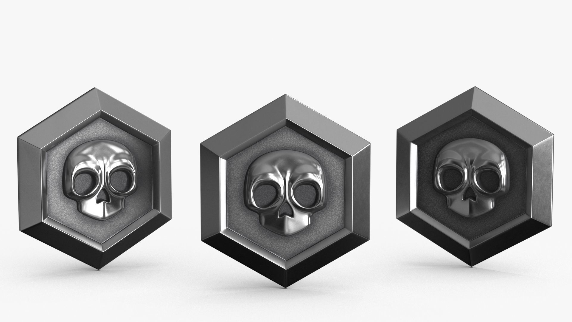 Game Coin Icon Symbol v5 Low-poly 3D model_2