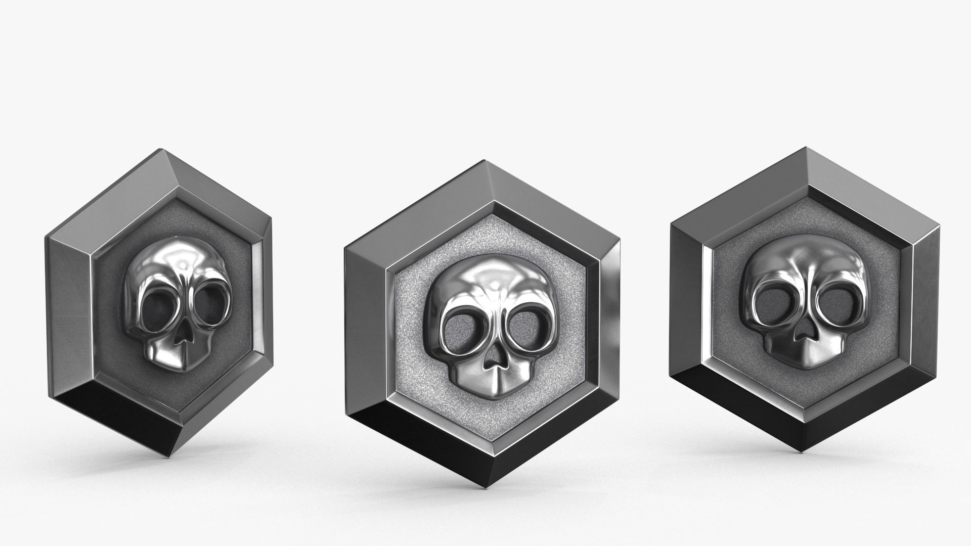 Game Coin Icon Symbol v5 Low-poly 3D model_3