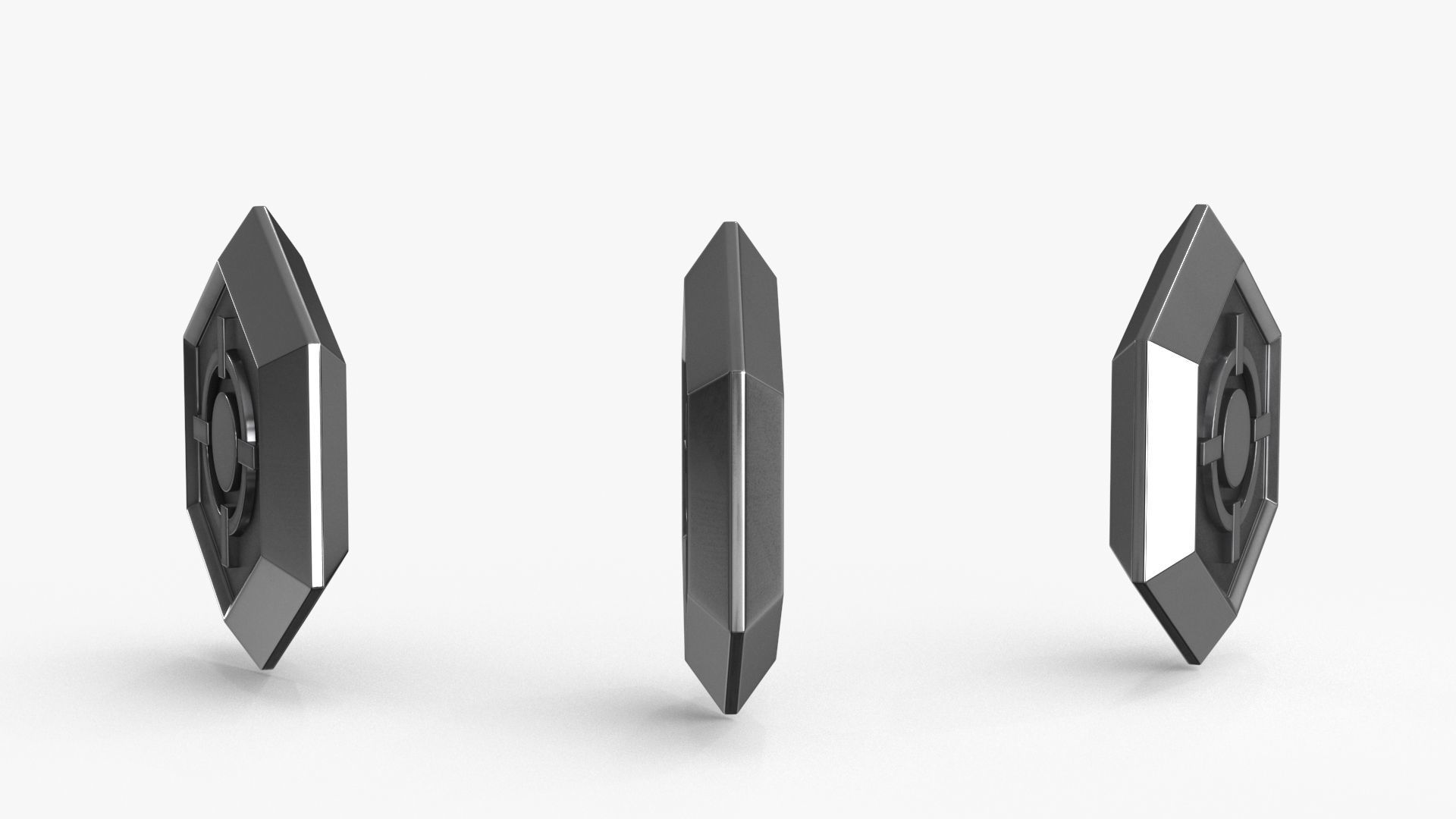 Game Coin Icon Symbo v6 Low-poly 3D model_5