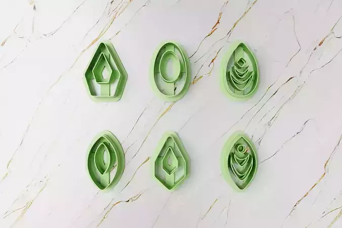 Polymer Clay cutter have inner hole set of 06 PCS