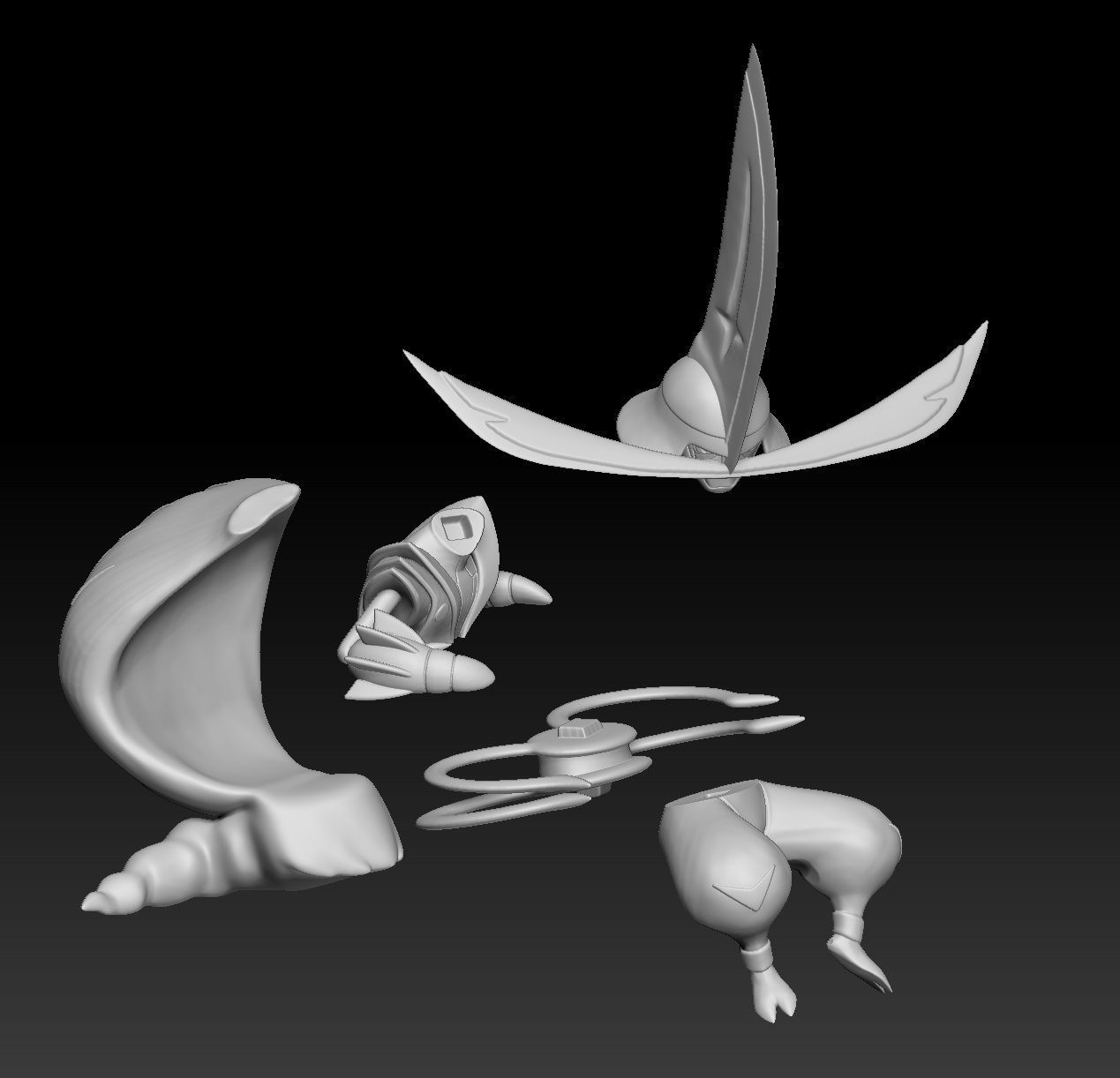 Pokemon Kingambit 3D print model_2