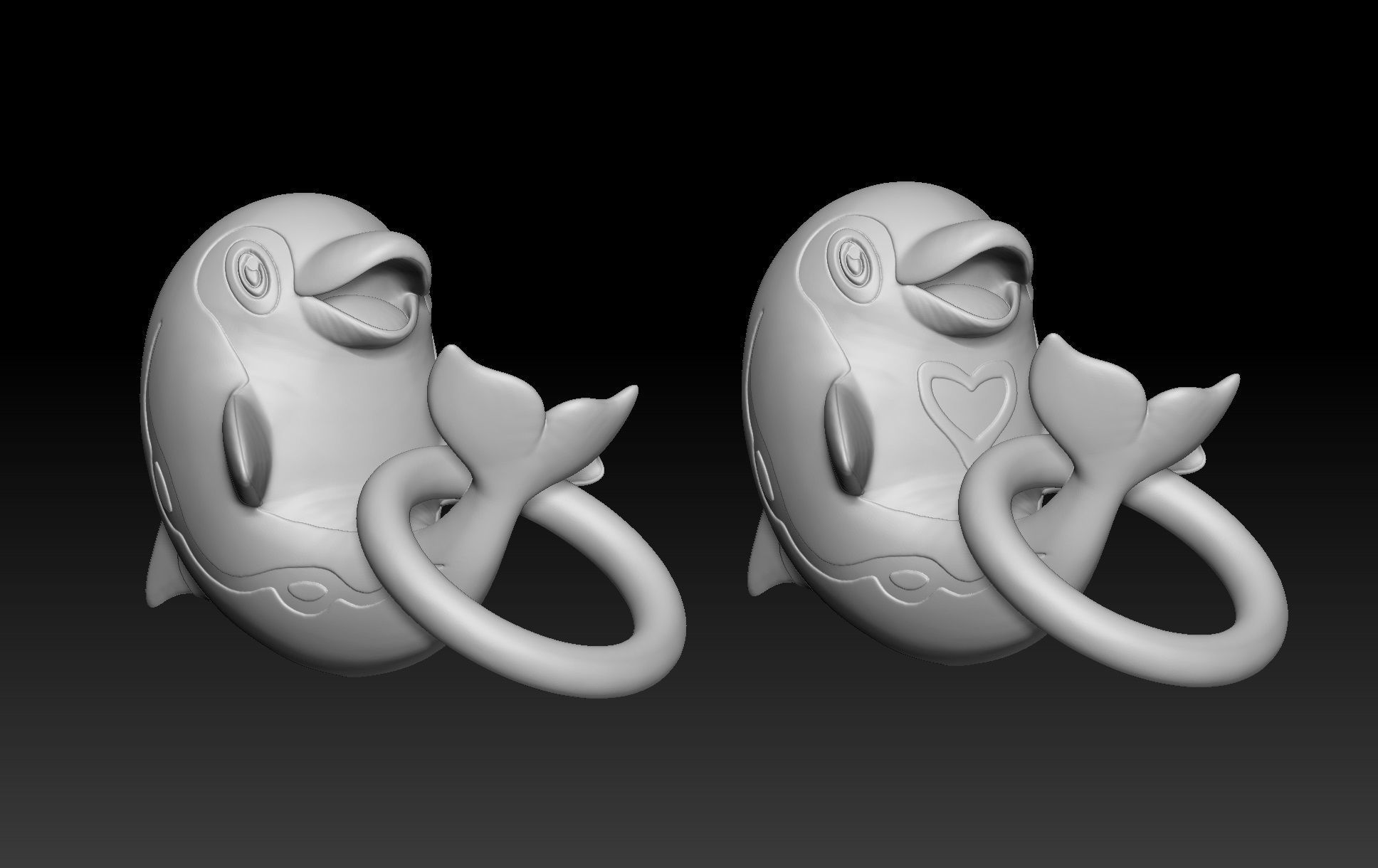 Pokemon Finizen Palafin Zero 3D print model_2