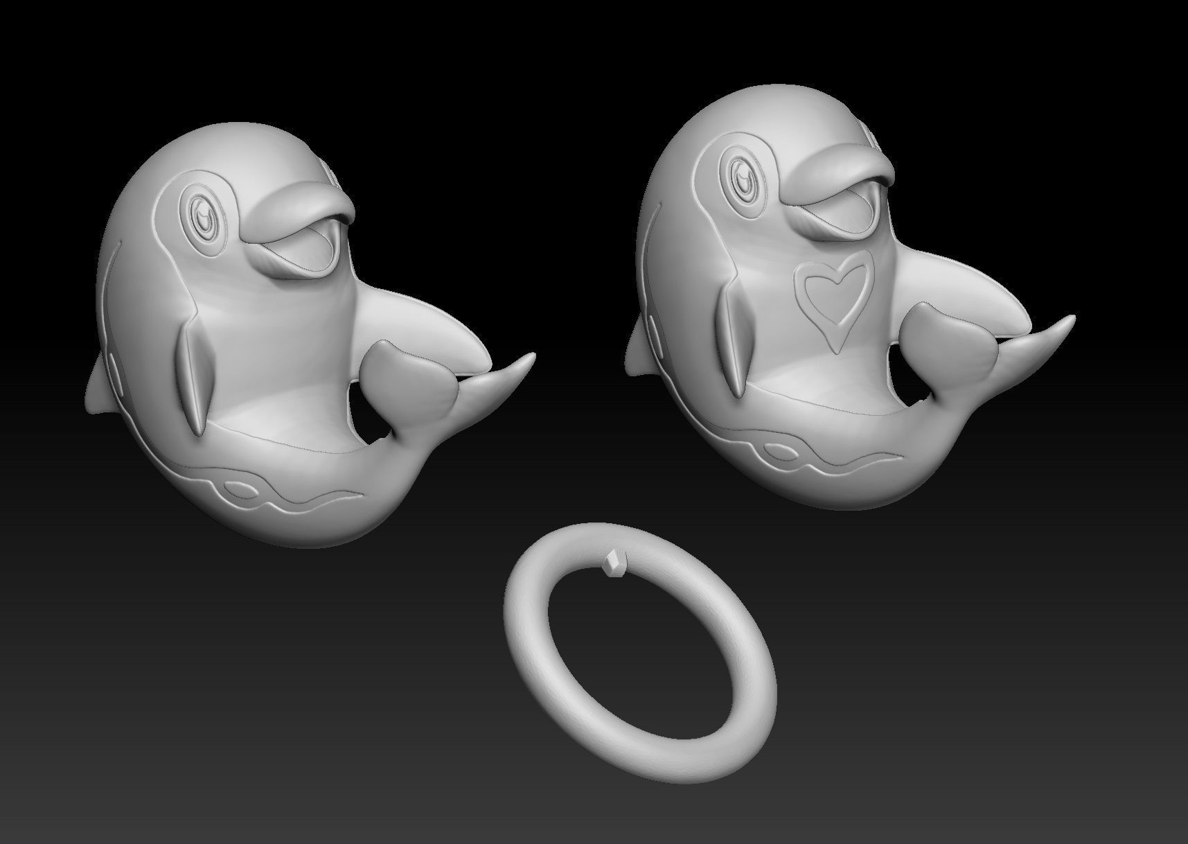 Pokemon Finizen Palafin Zero 3D print model_3