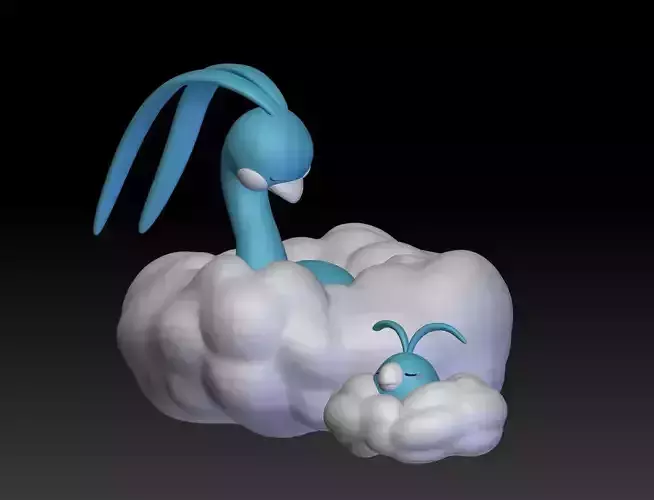 Pokemon Swablu Altaria 3D print model