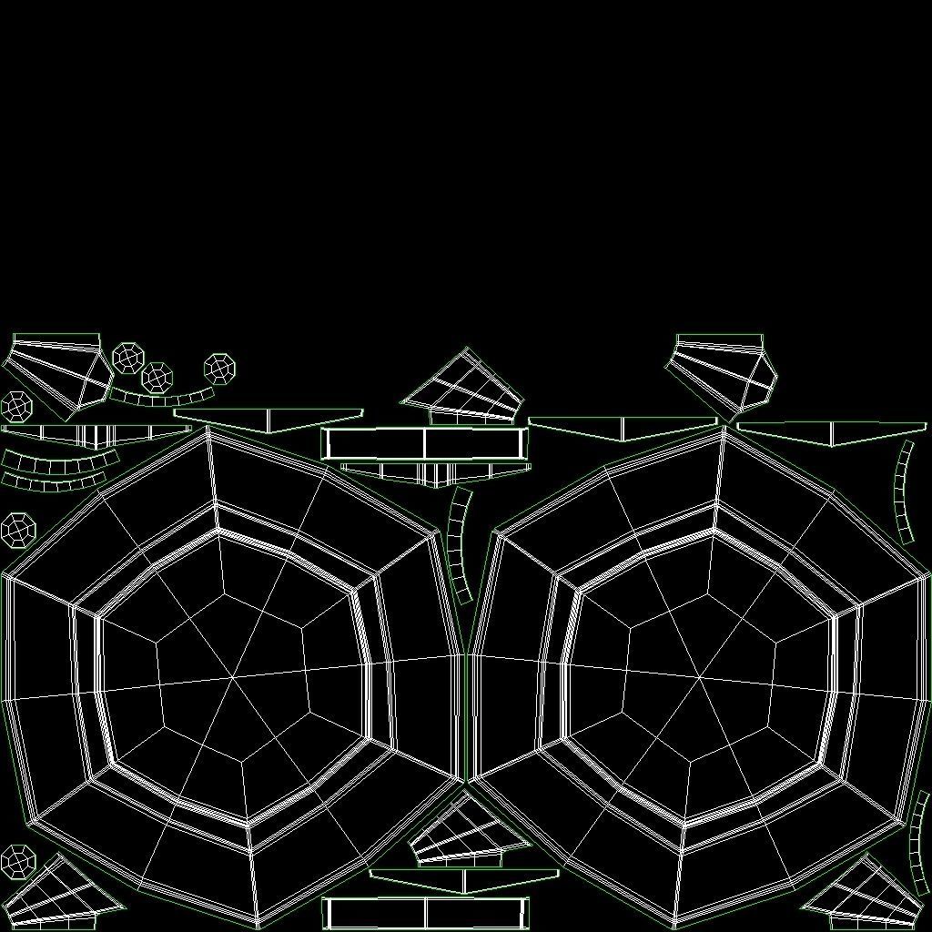 Game Coin Icon Symbol v8 Low-poly 3D model_10