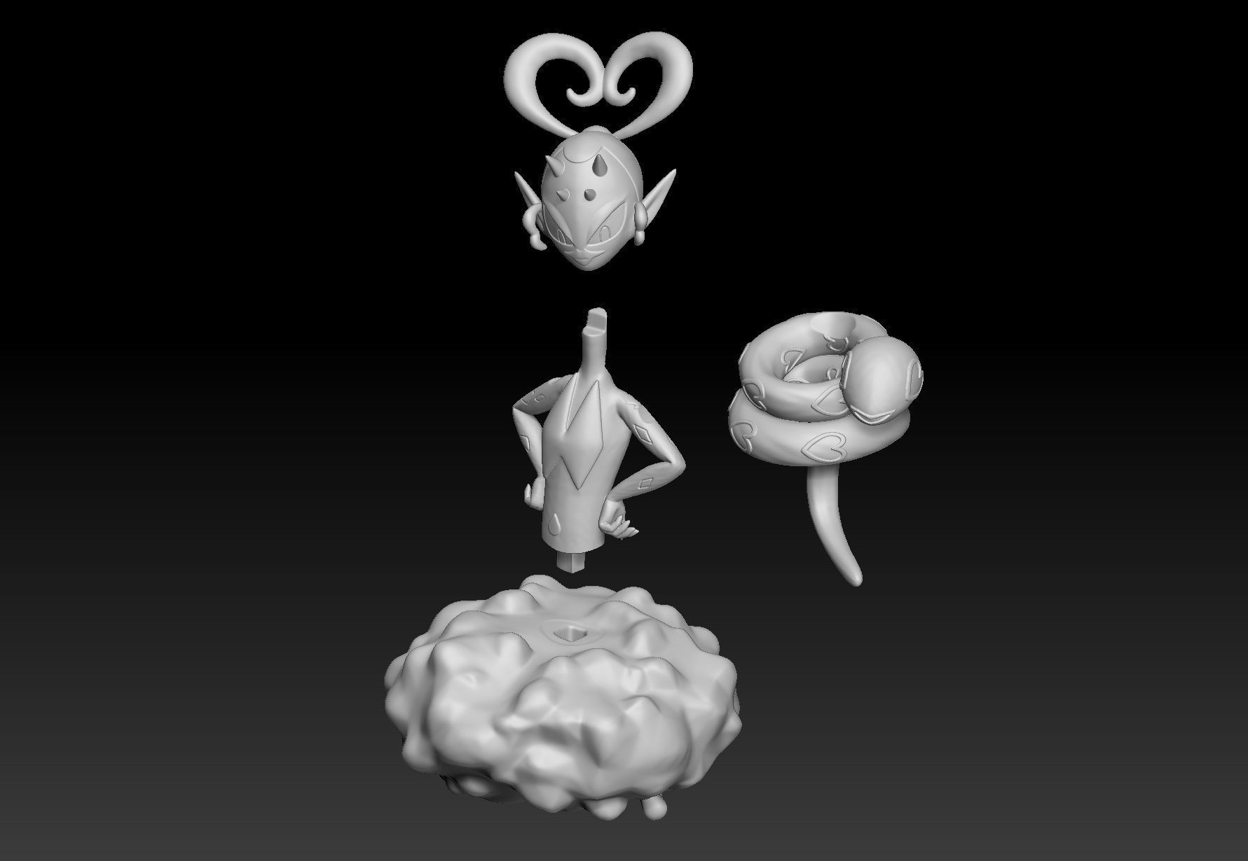 Pokemon Enamorus 3D print model_2