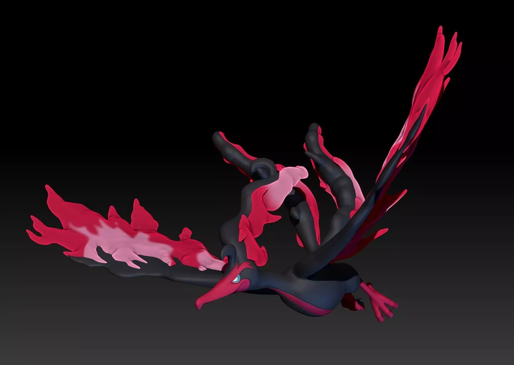 Pokemon Galarian Moltres 3D print model_0