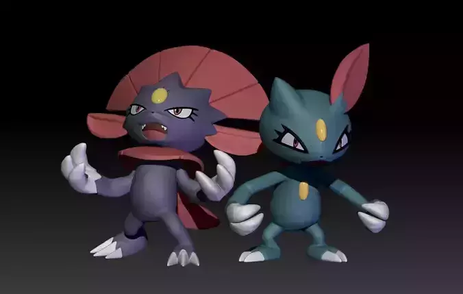 Pokemon Sneasel Weavile 3D print model