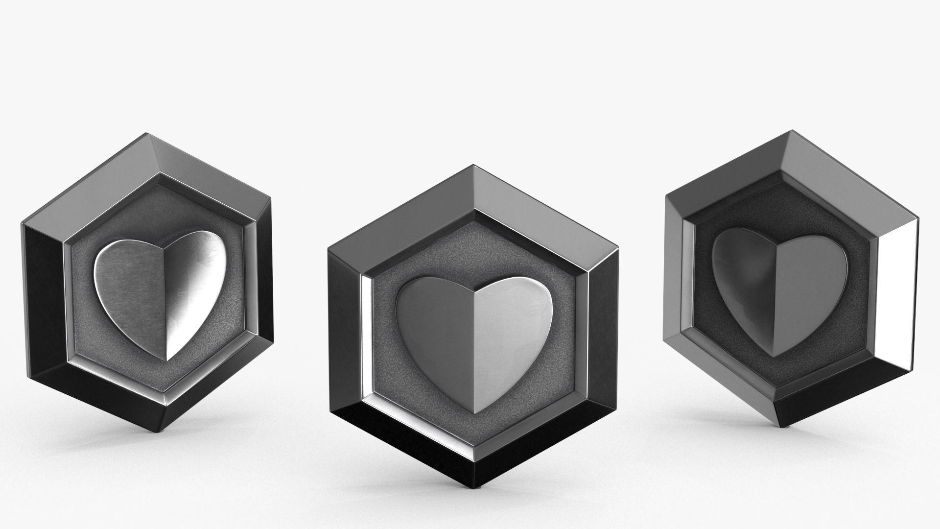 Game Coin Icon Symbol v9 Low-poly 3D model_2