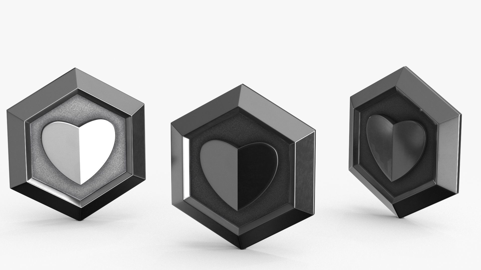 Game Coin Icon Symbol v9 Low-poly 3D model_7