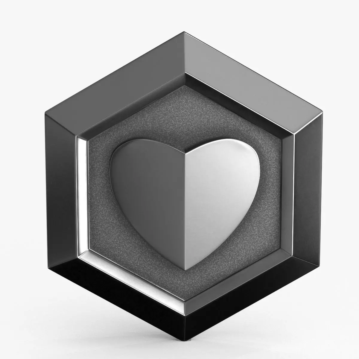 Game Coin Icon Symbol v9 Low-poly 3D model_0