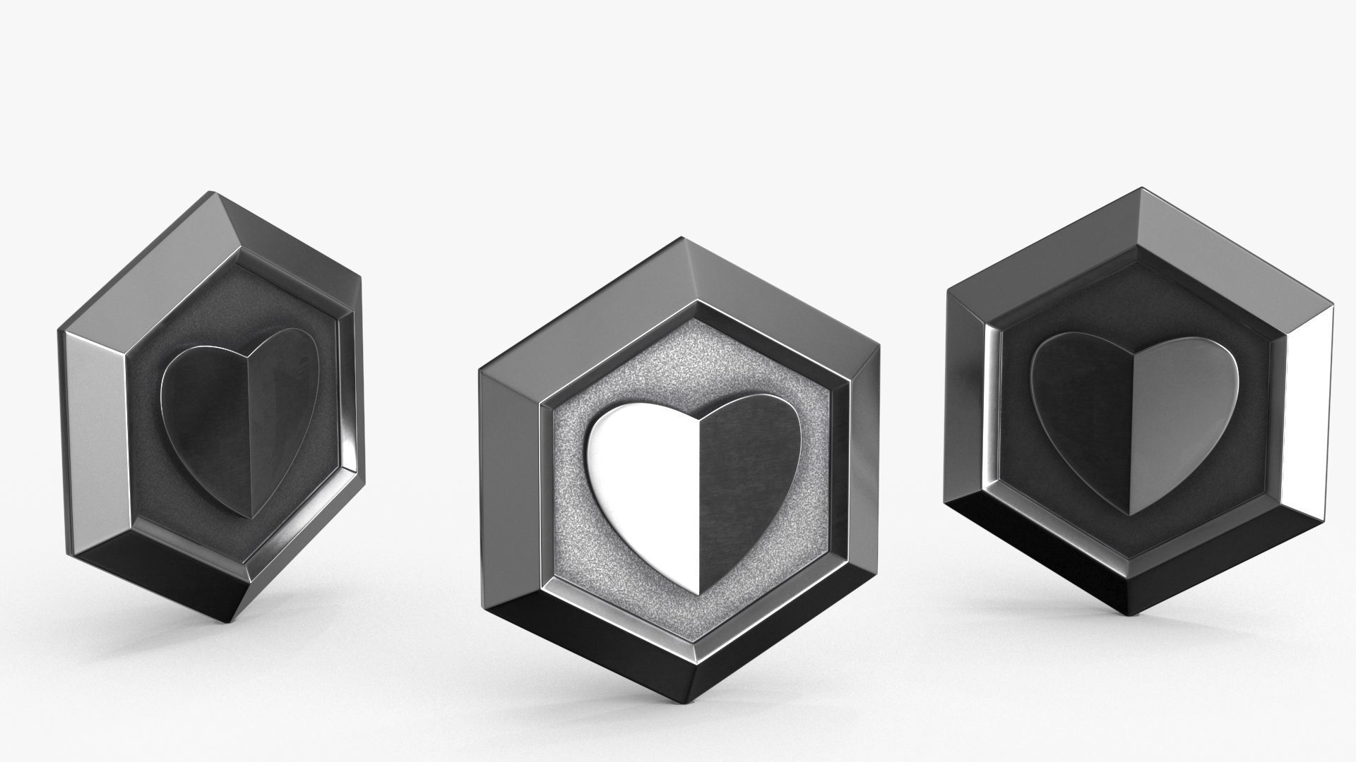 Game Coin Icon Symbol v9 Low-poly 3D model_3