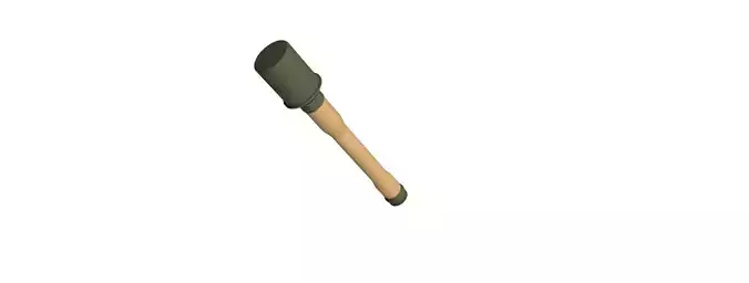 German Stick hand grenade model 24 for cosplay - STL files 