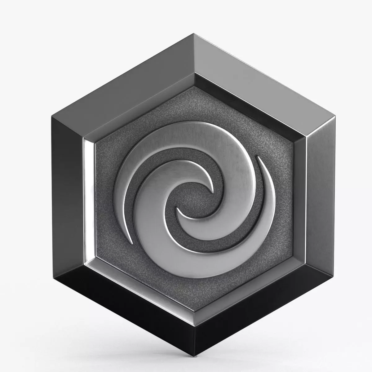 Game Coin Icon Symbol v10 Low-poly 3D model_0