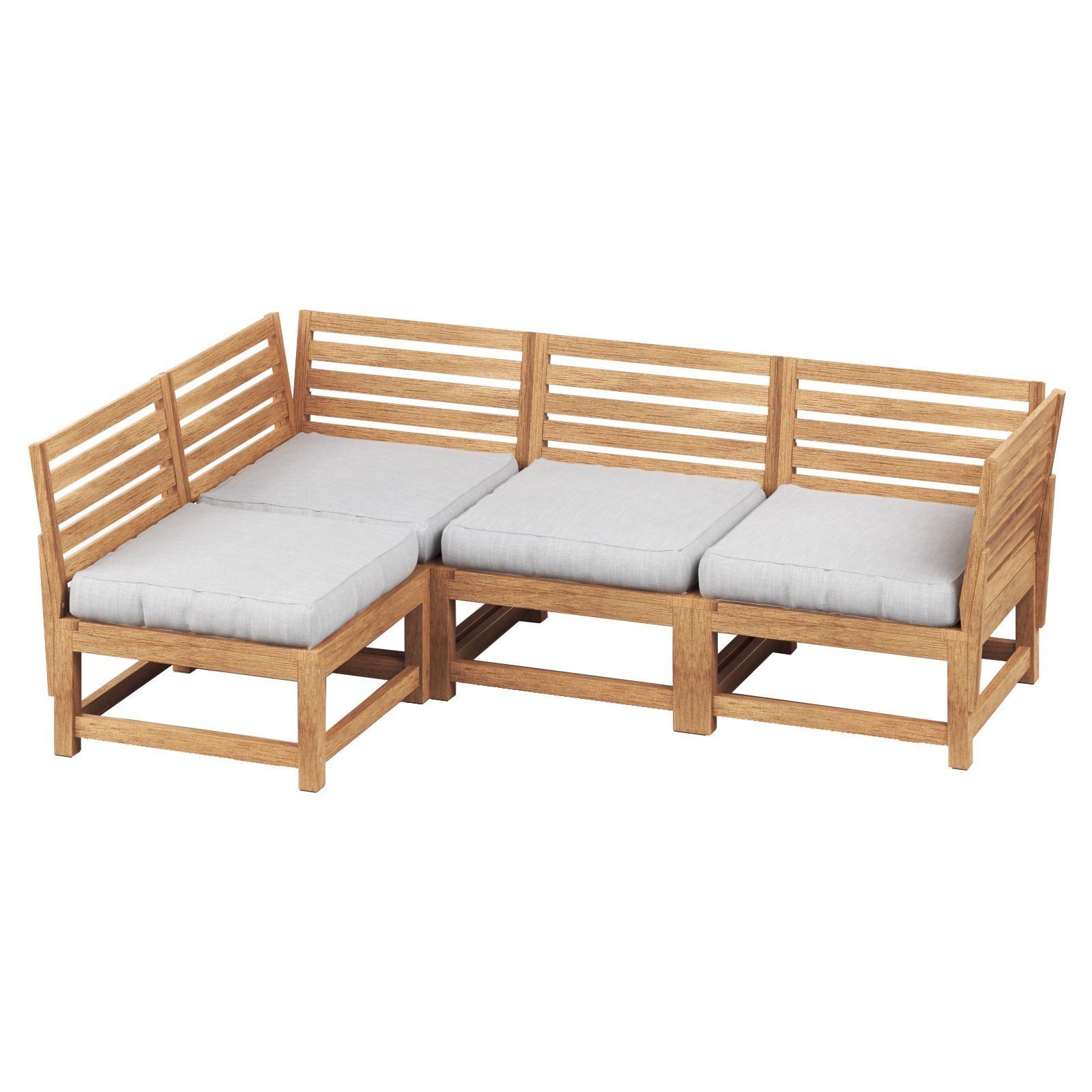 NAMMARO Modular corner sofa 3 seater IKEA 3D model_3