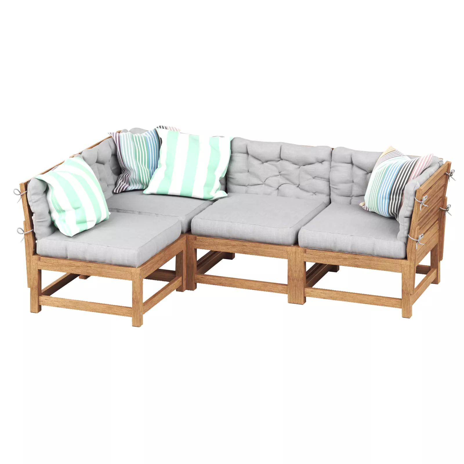 NAMMARO Modular corner sofa 3 seater IKEA 3D model_0