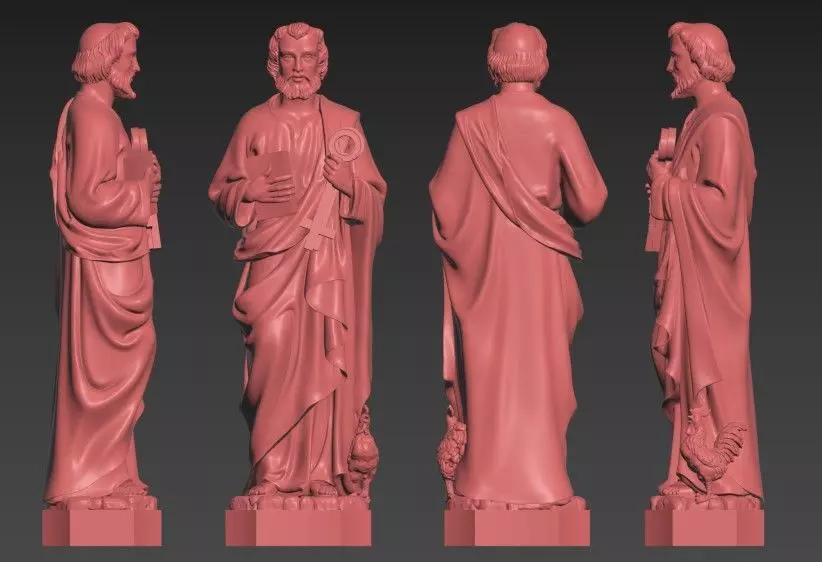 St Peter 3d model 3D print model_0