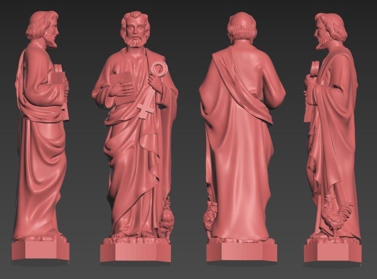 St Peter 3d model 3D print model_7
