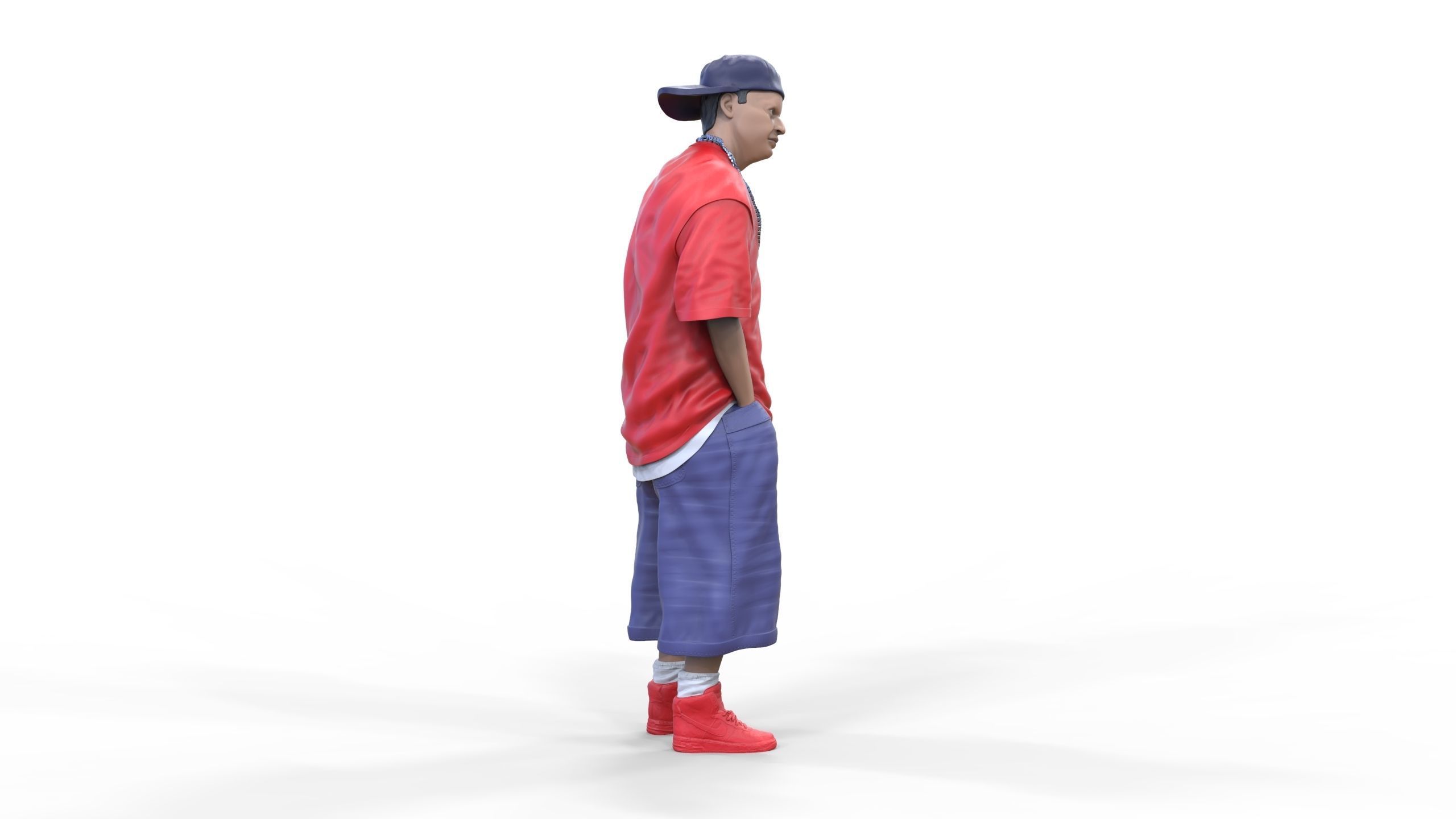 N1 Homies or hip hop Group 3D print model_31