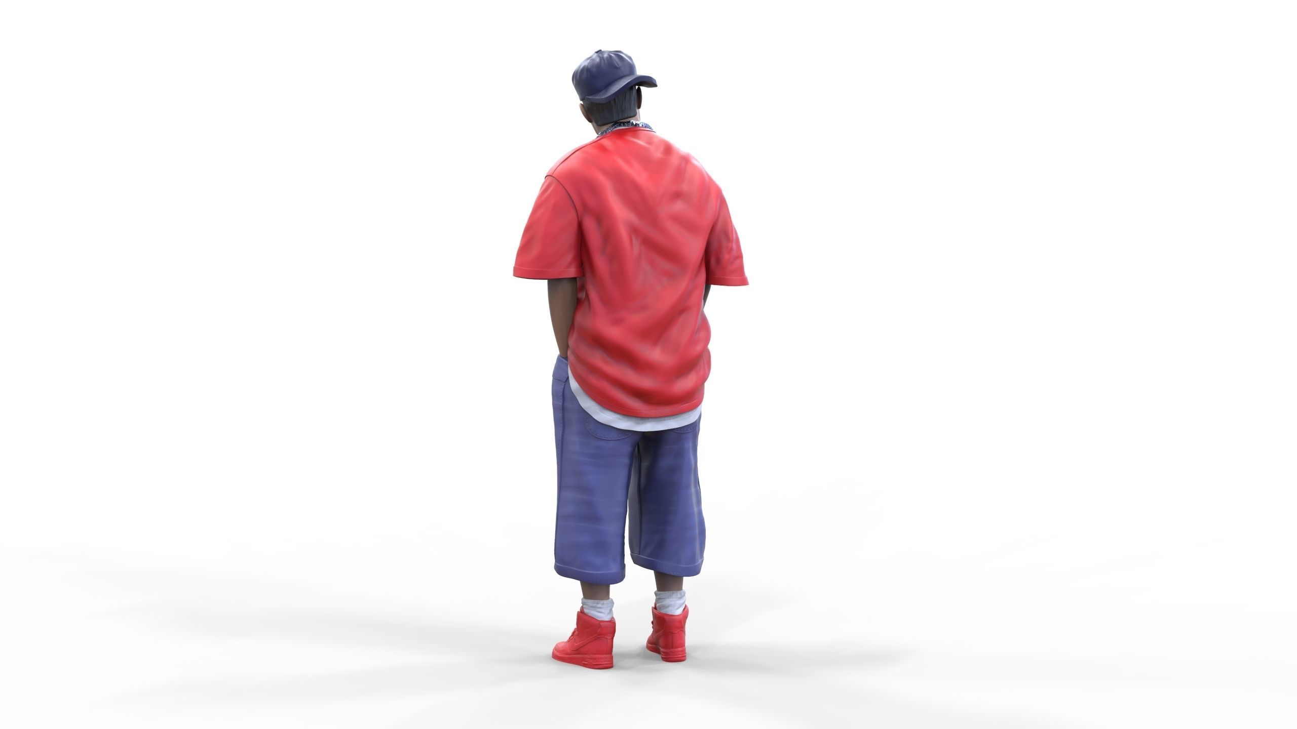 N1 Homies or hip hop Group 3D print model_21