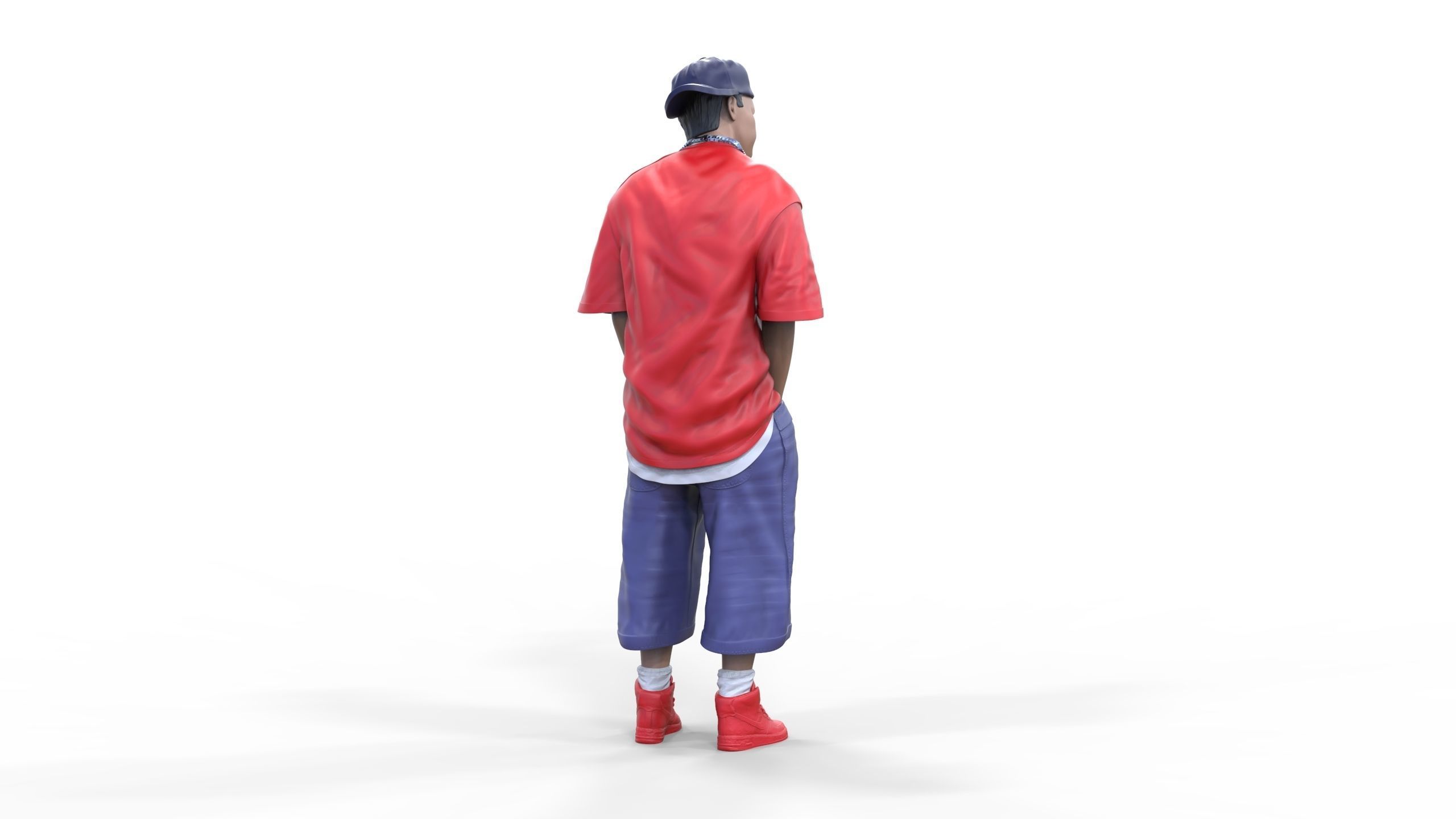 N1 Homies or hip hop Group 3D print model_26