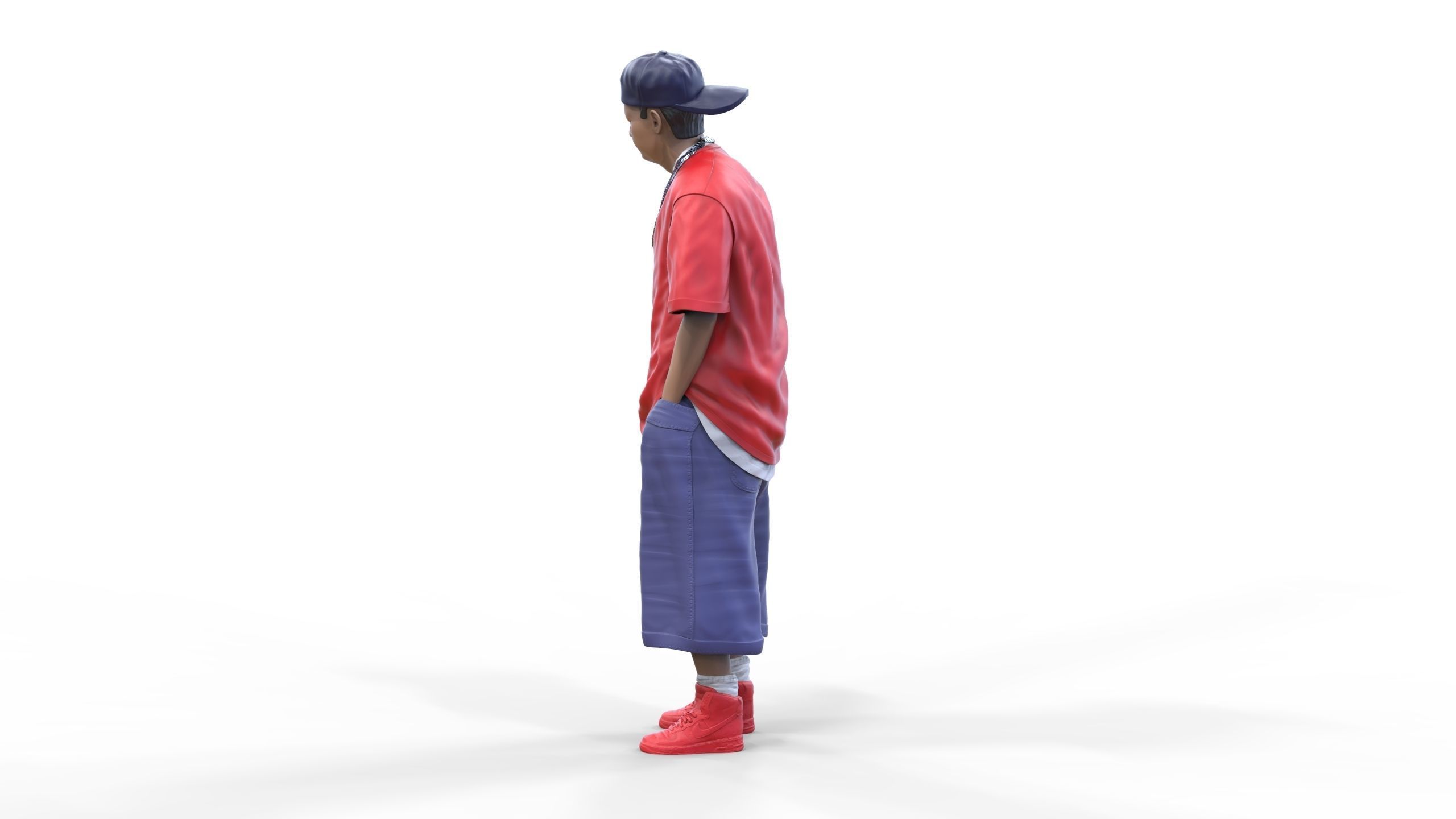 N1 Homies or hip hop Group 3D print model_15