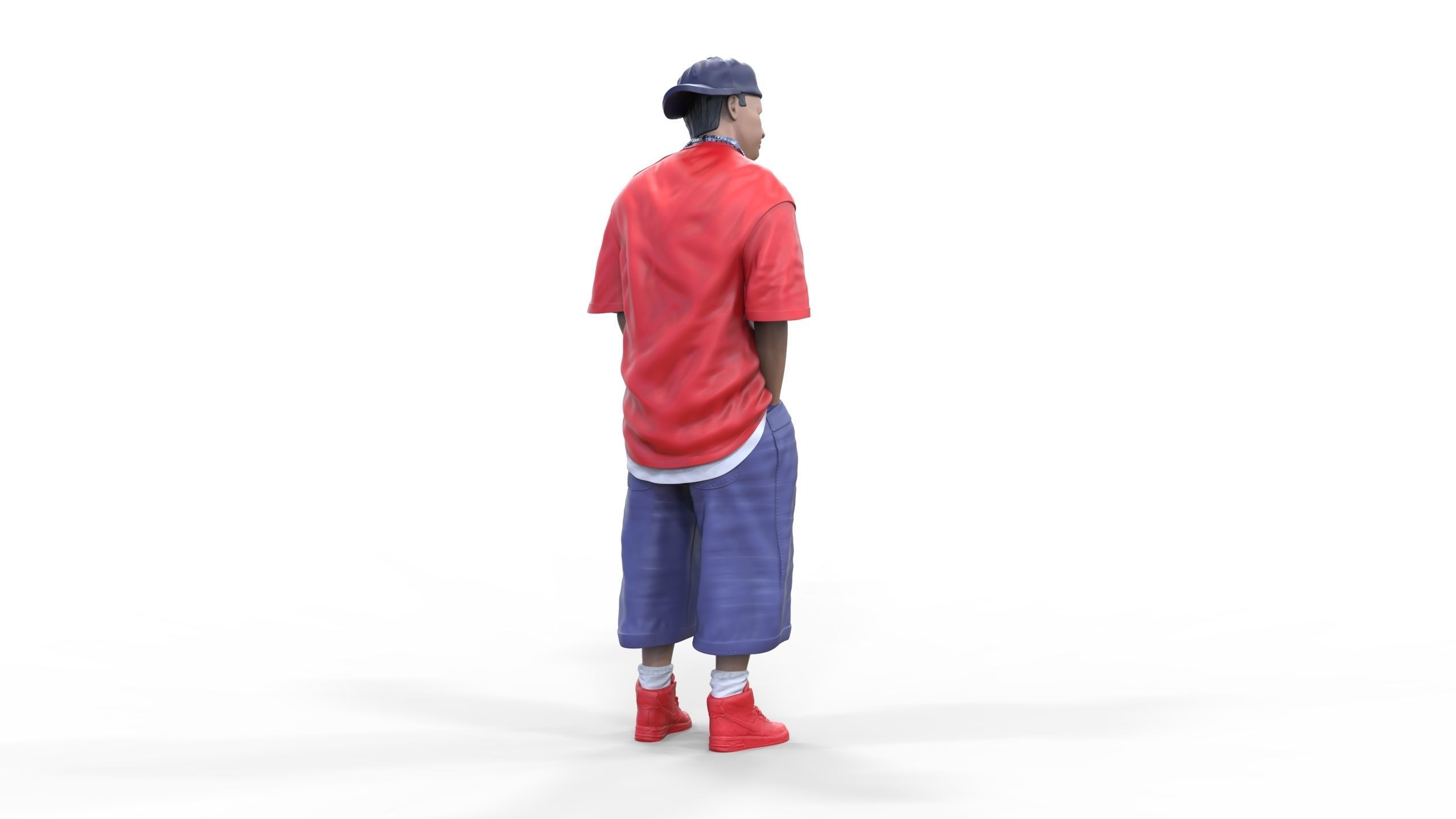 N1 Homies or hip hop Group 3D print model_27
