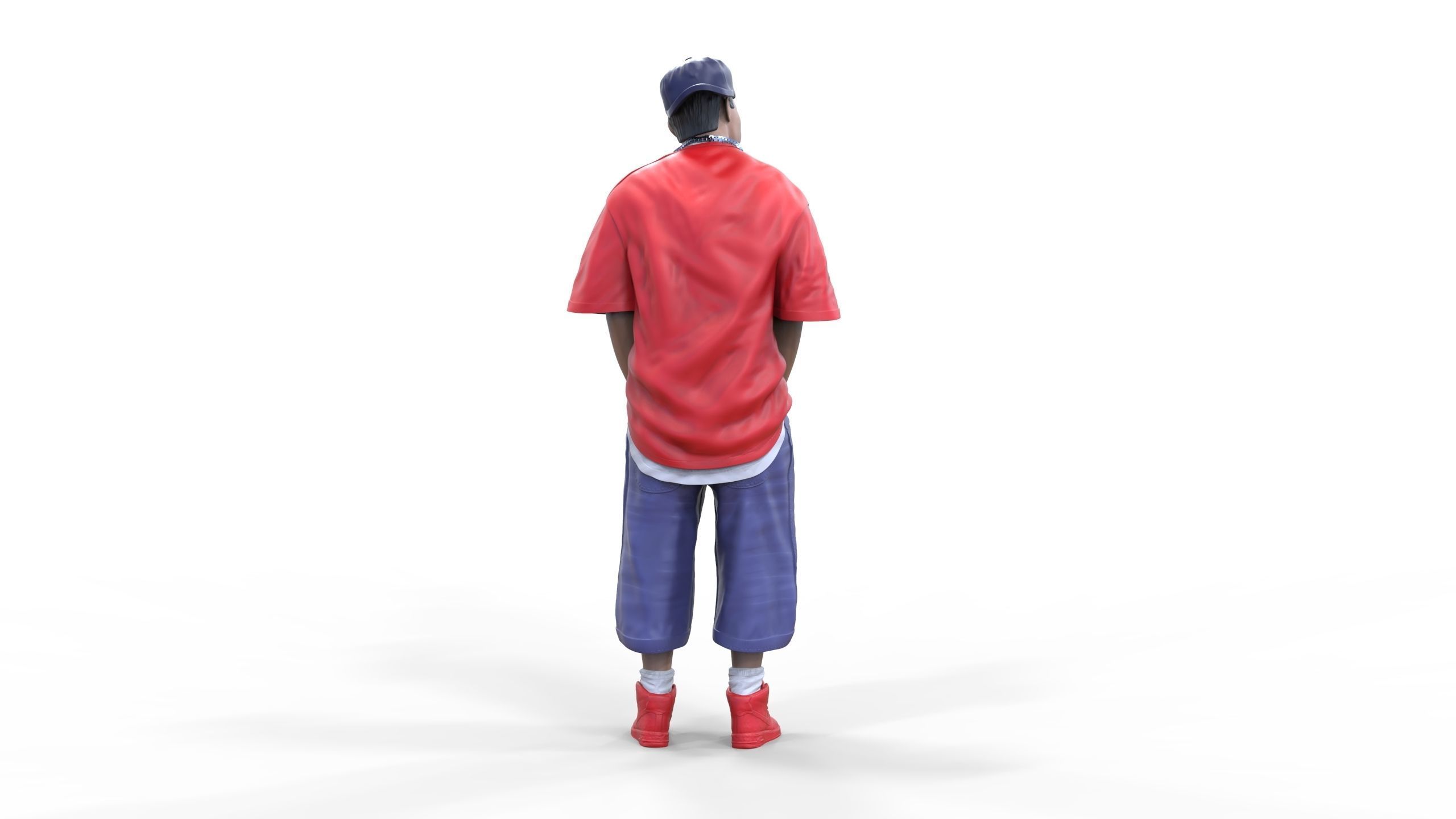 N1 Homies or hip hop Group 3D print model_24