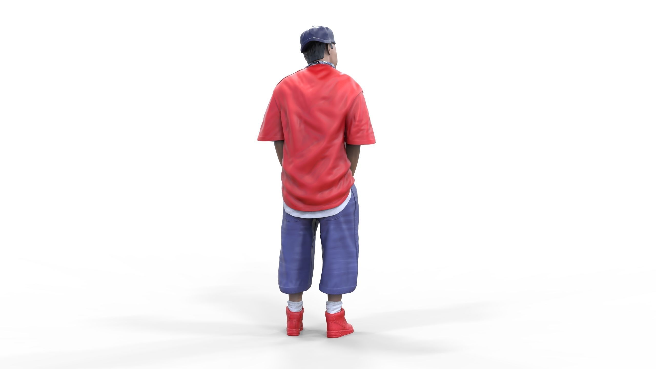 N1 Homies or hip hop Group 3D print model_25