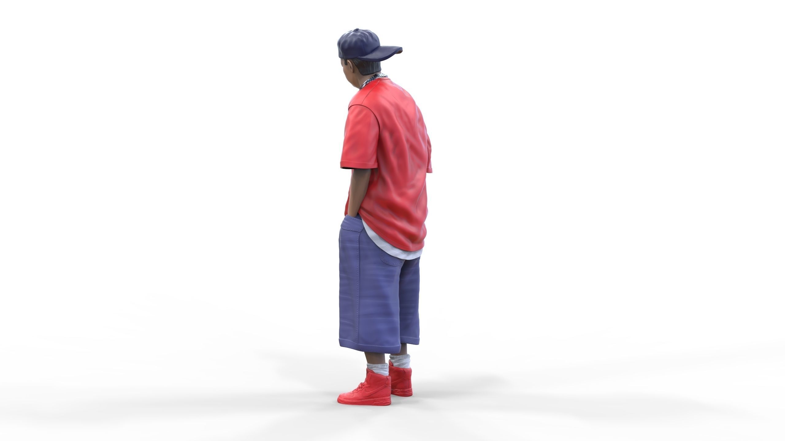 N1 Homies or hip hop Group 3D print model_17