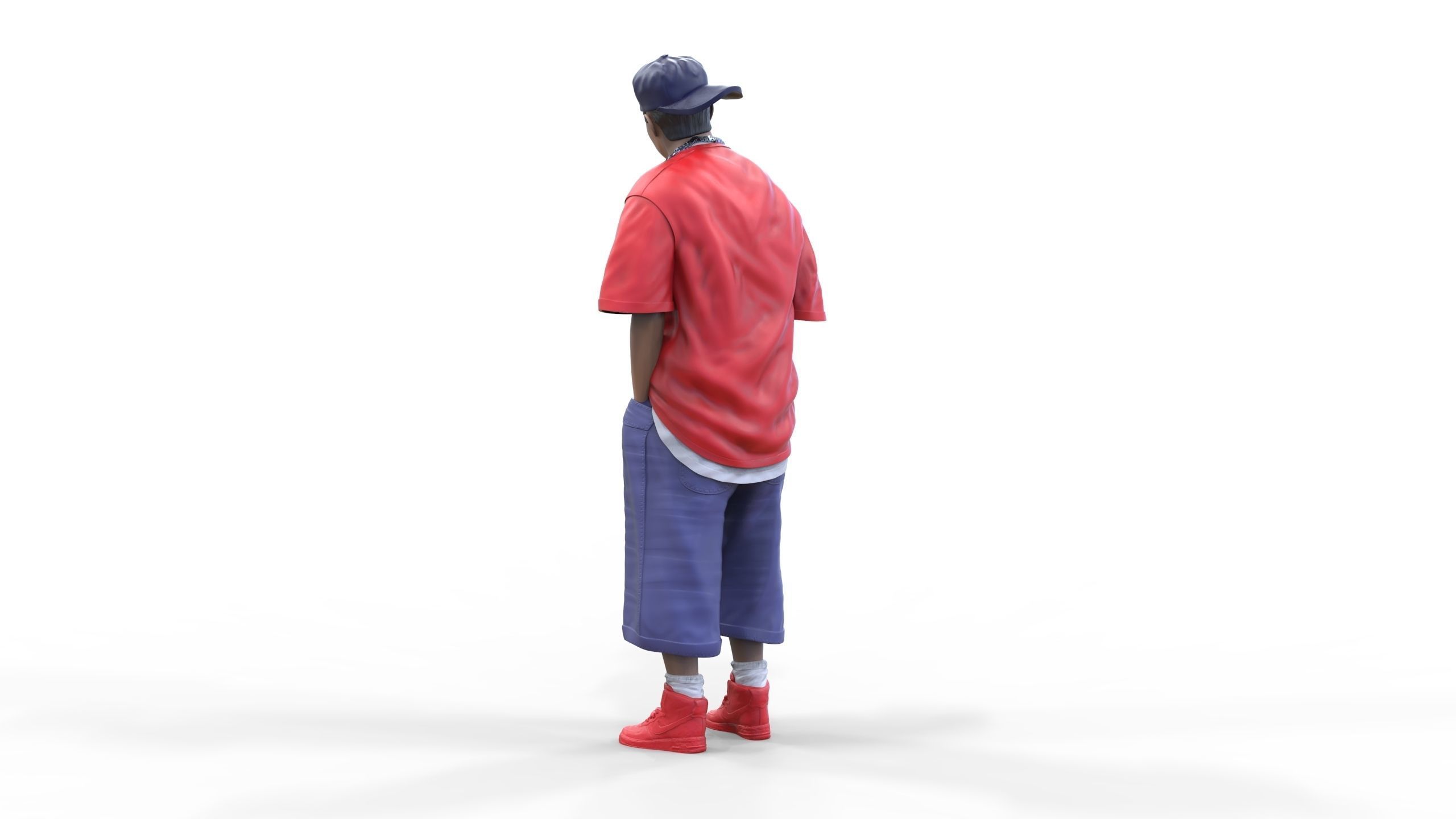 N1 Homies or hip hop Group 3D print model_19