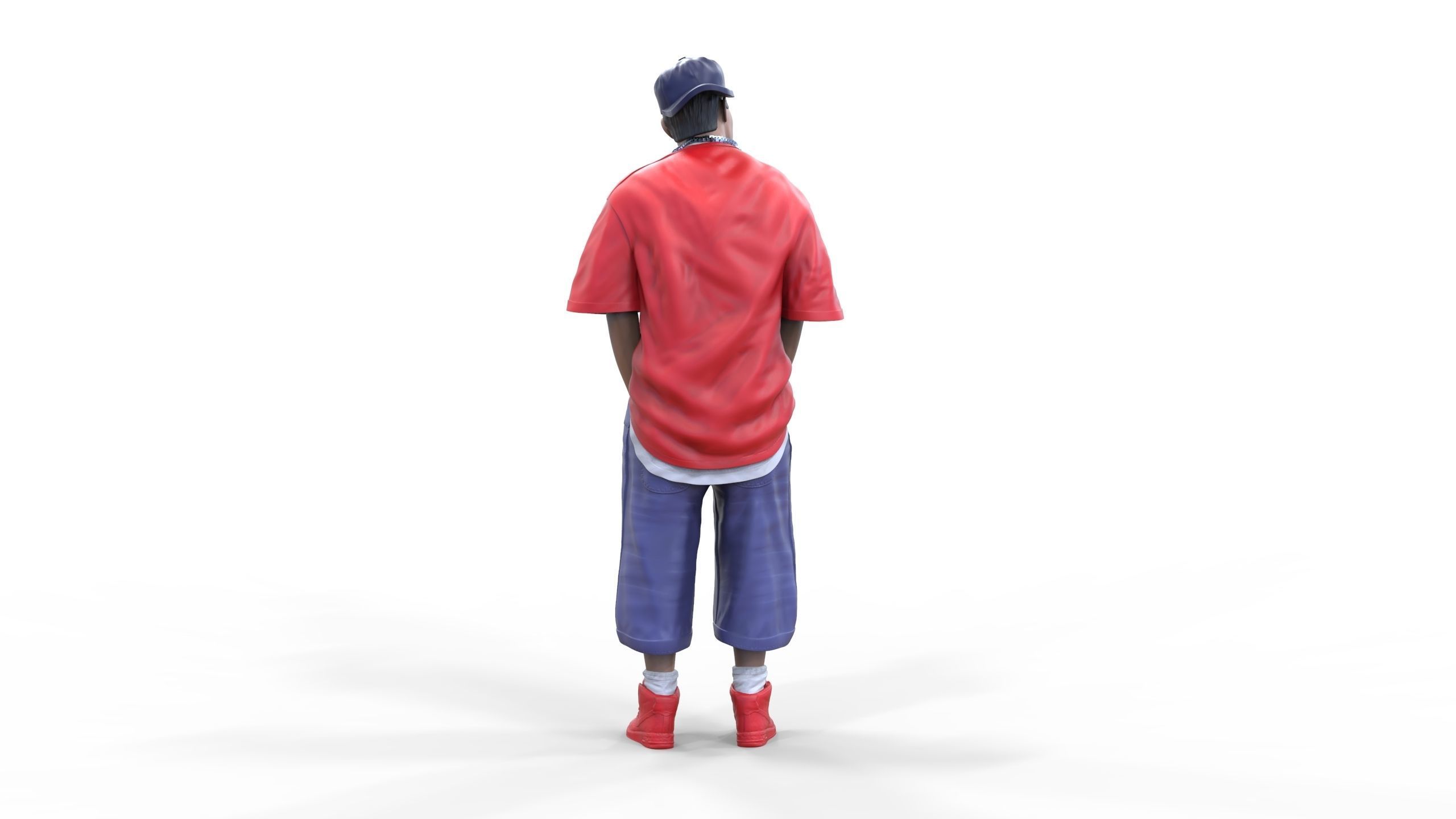 N1 Homies or hip hop Group 3D print model_23