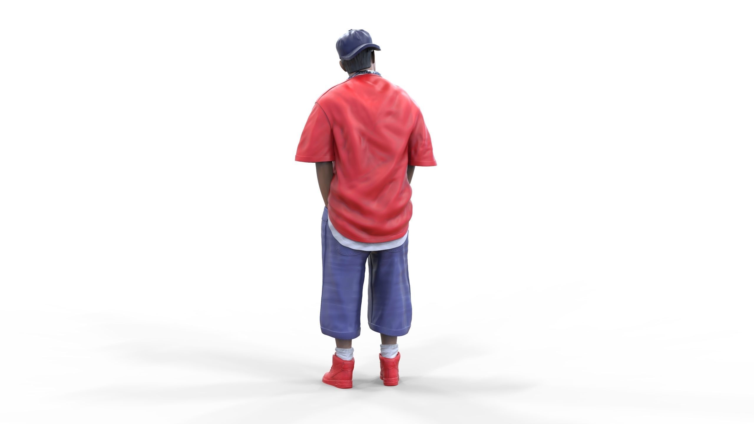 N1 Homies or hip hop Group 3D print model_22
