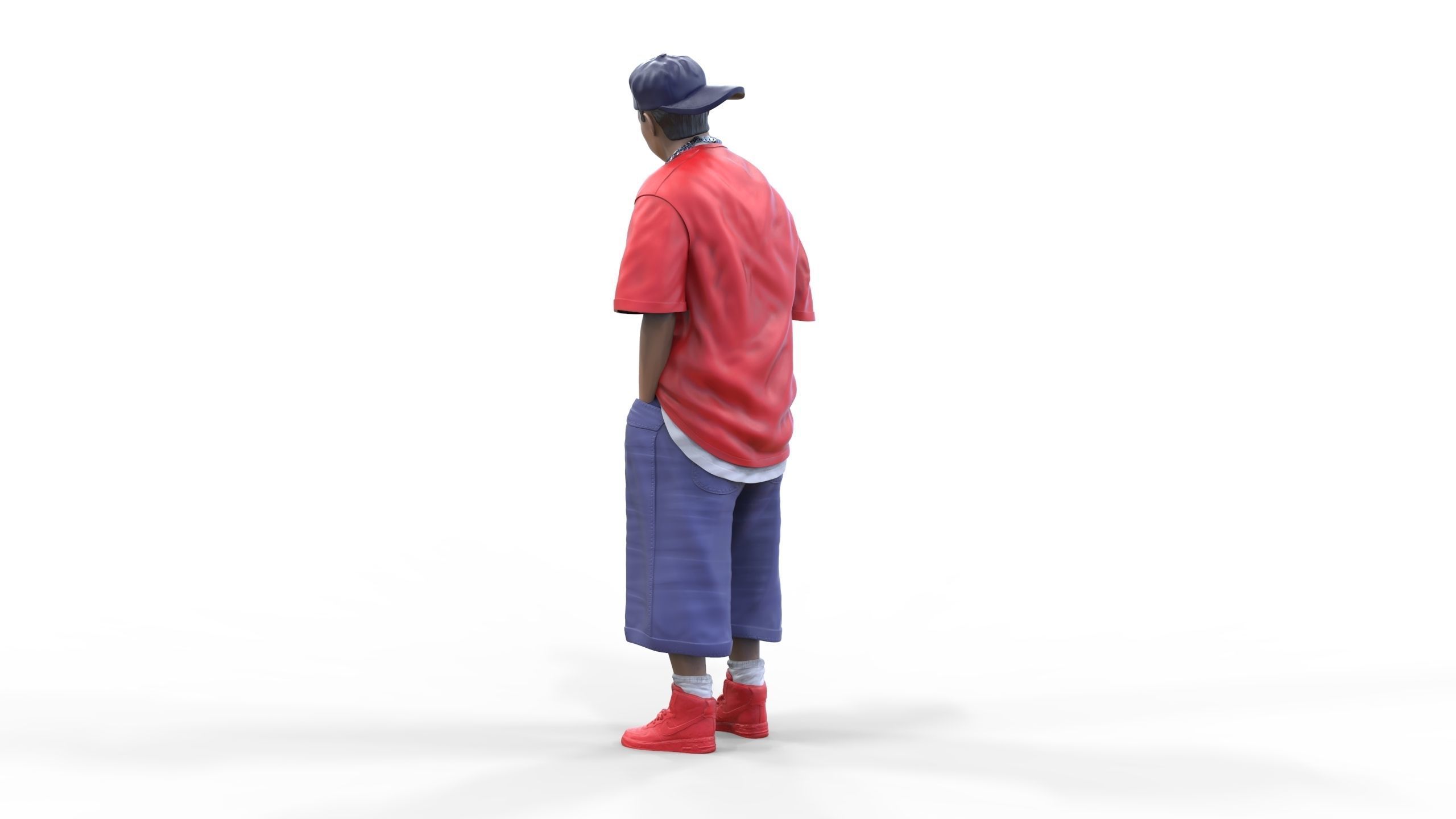 N1 Homies or hip hop Group 3D print model_18