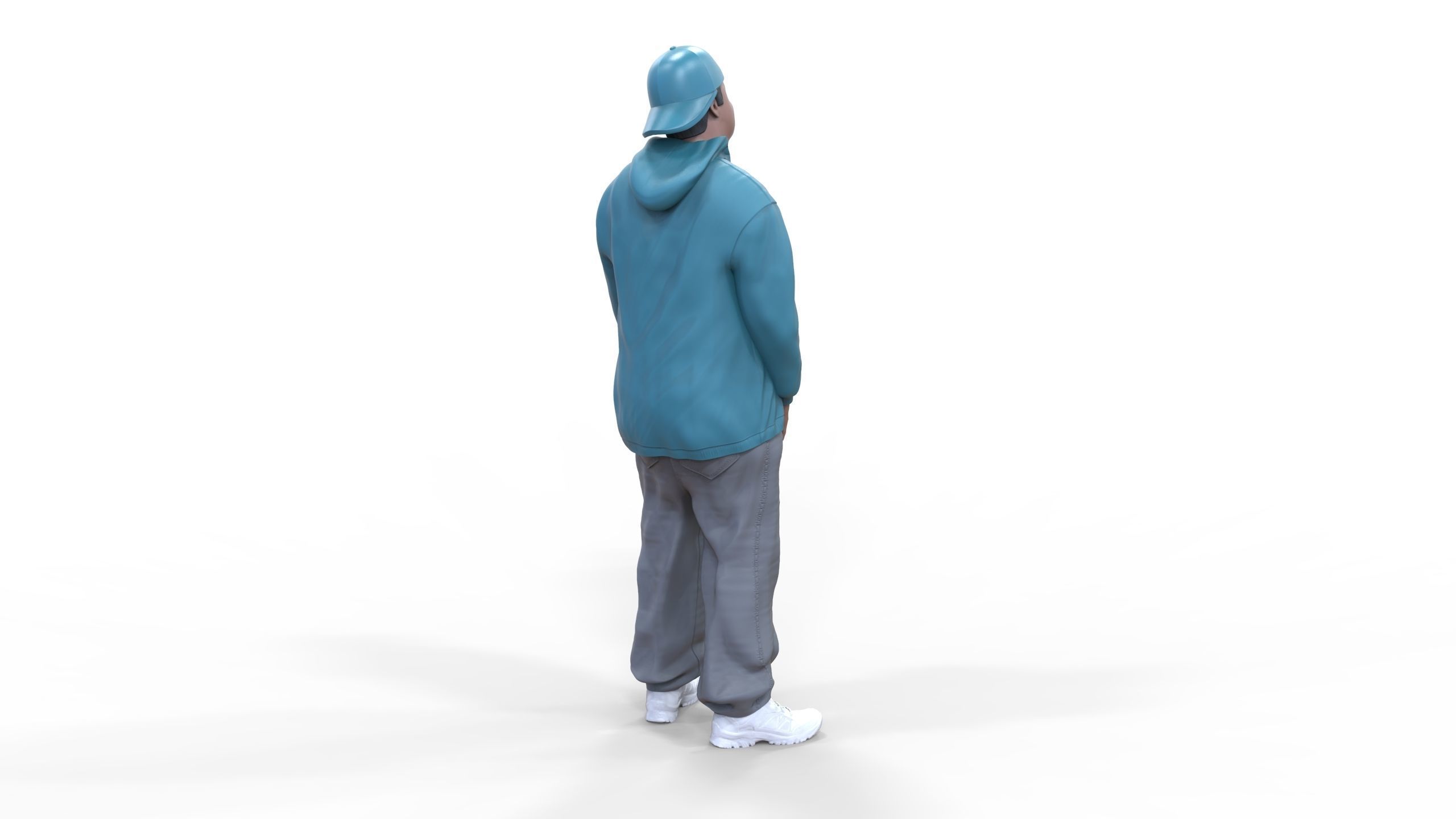 N2 Homies or hip hop Group 3D print model_23