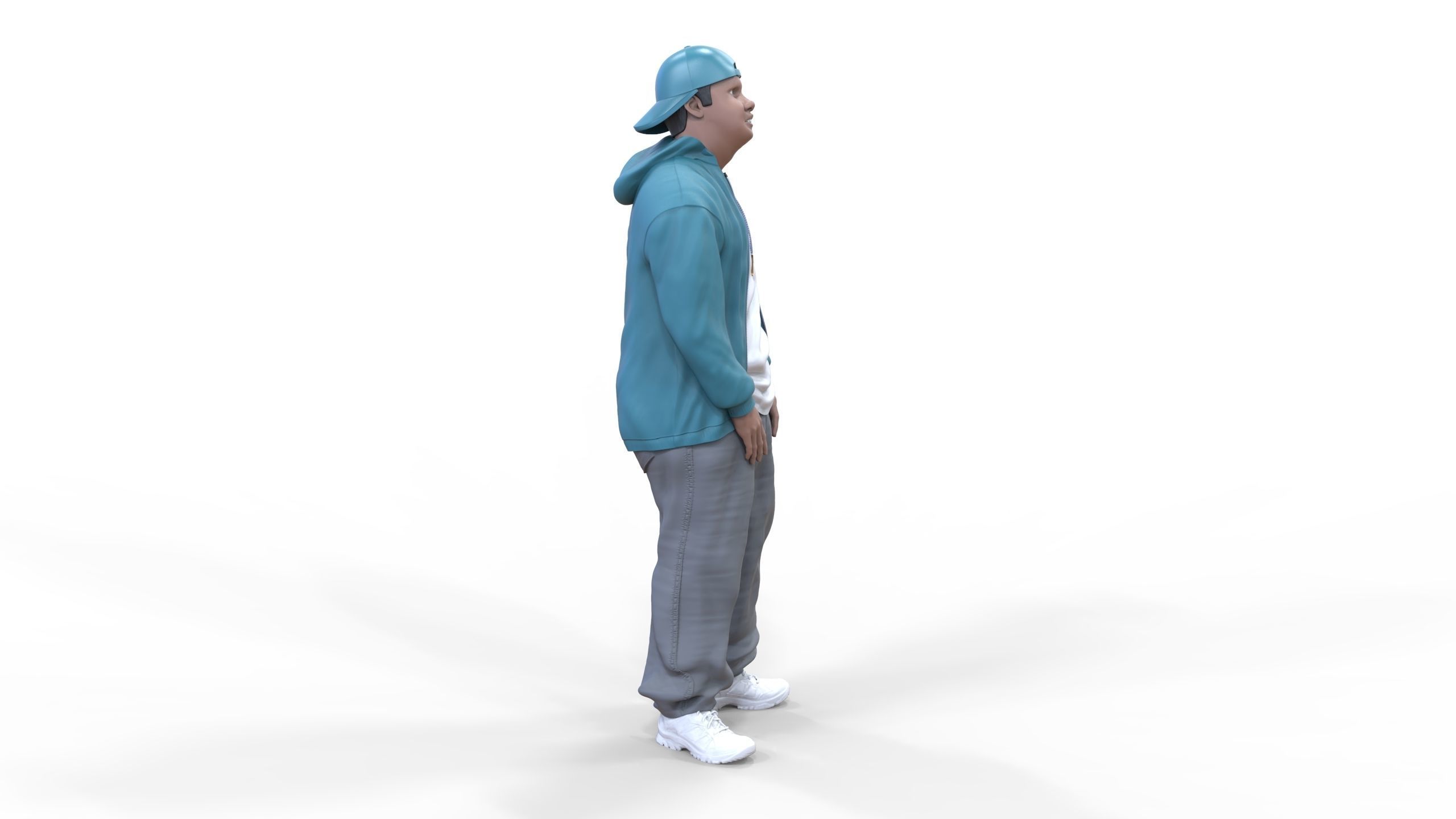 N2 Homies or hip hop Group 3D print model_29