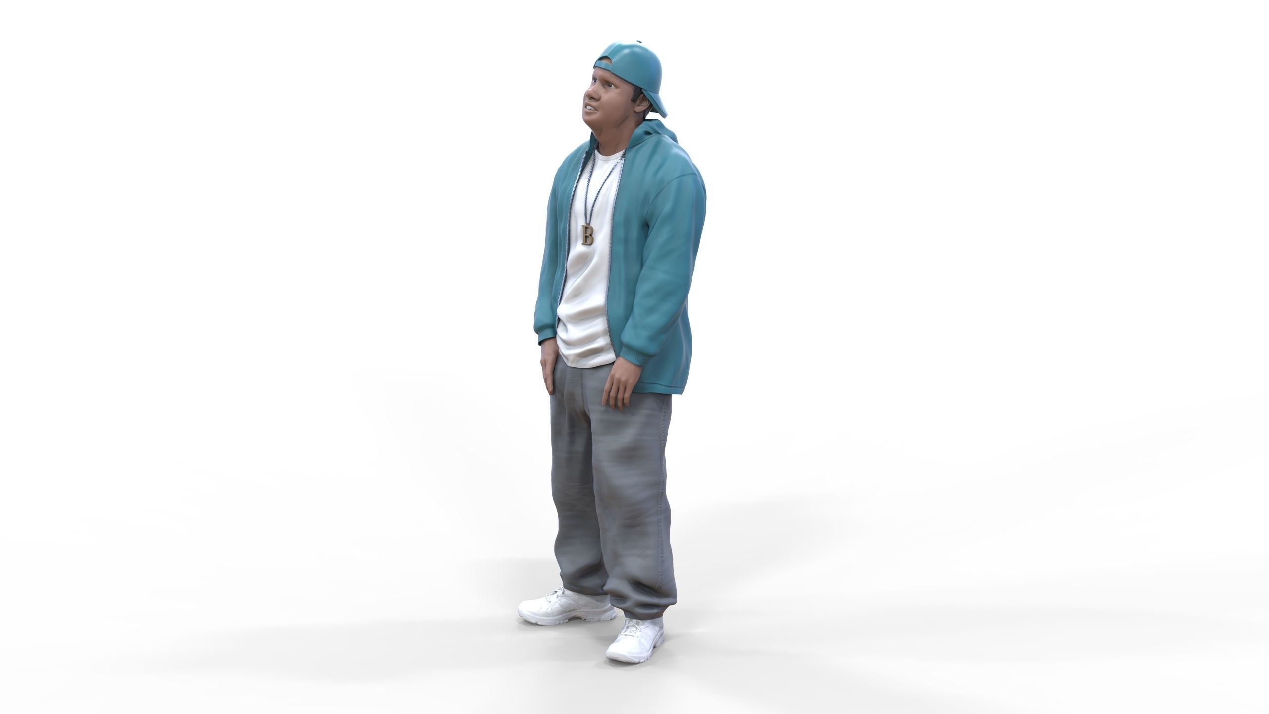 N2 Homies or hip hop Group 3D print model_9