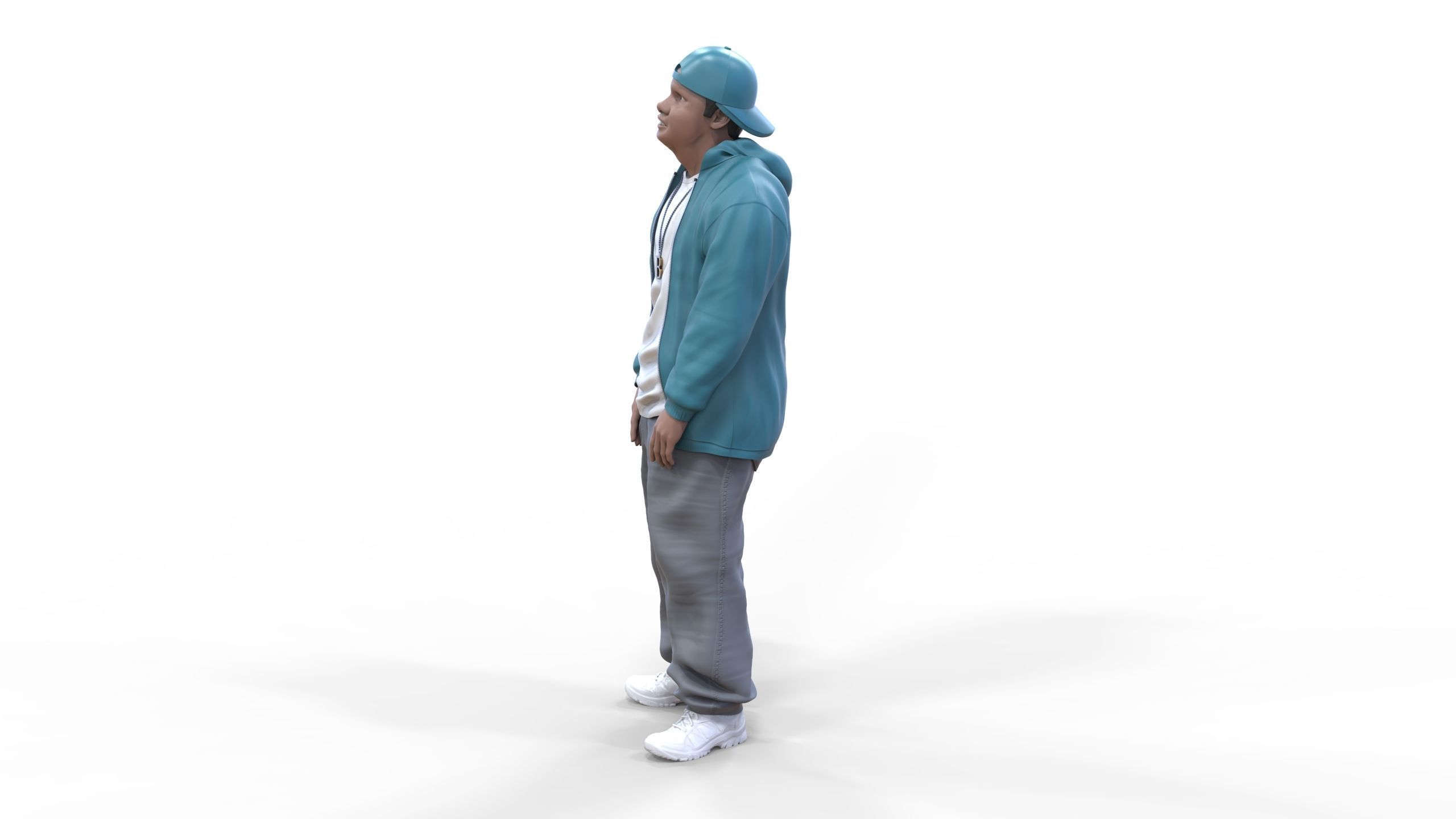 N2 Homies or hip hop Group 3D print model_12
