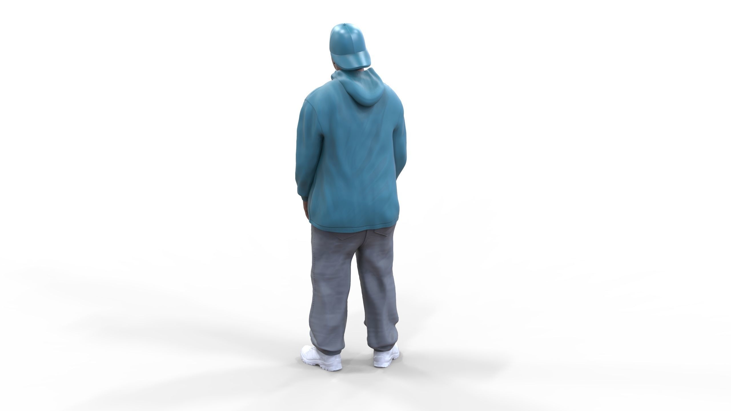 N2 Homies or hip hop Group 3D print model_21