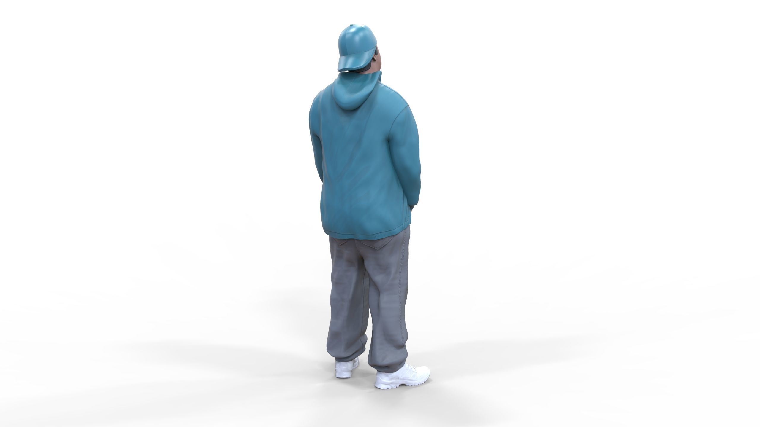 N2 Homies or hip hop Group 3D print model_22