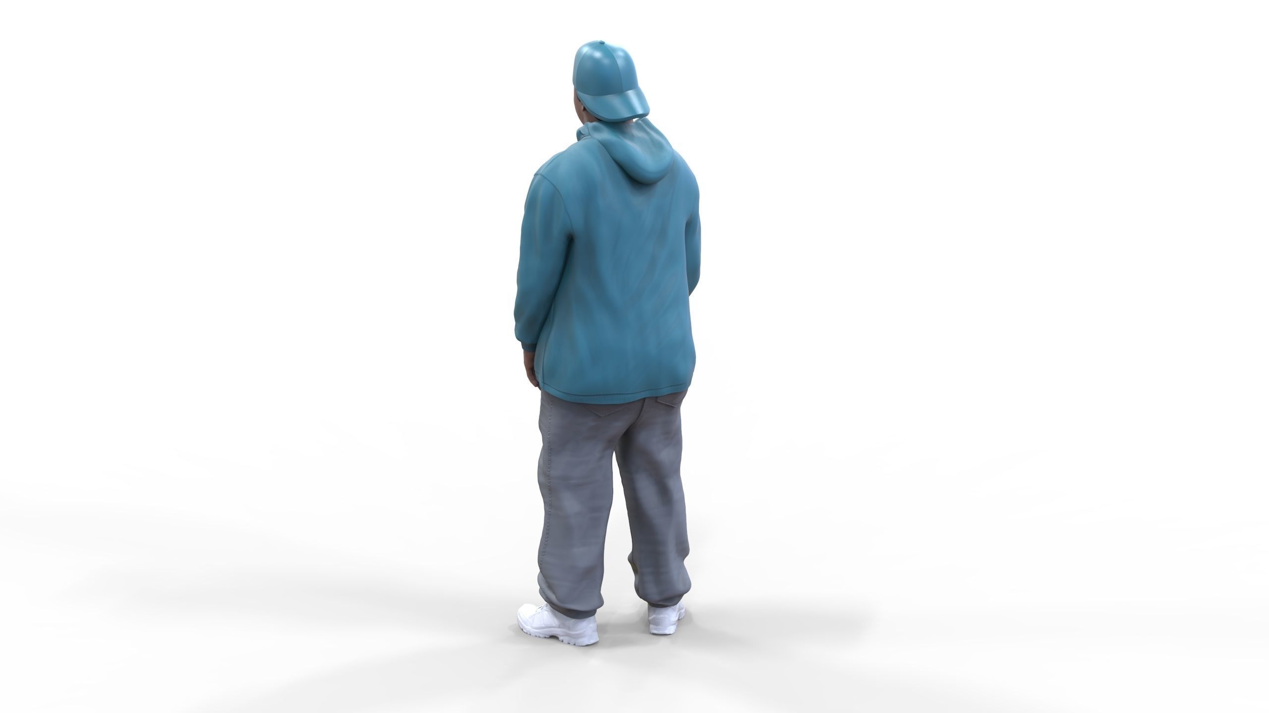 N2 Homies or hip hop Group 3D print model_20