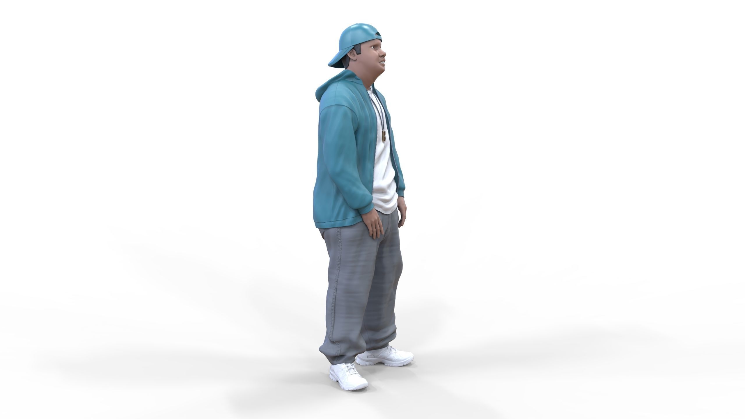 N2 Homies or hip hop Group 3D print model_31