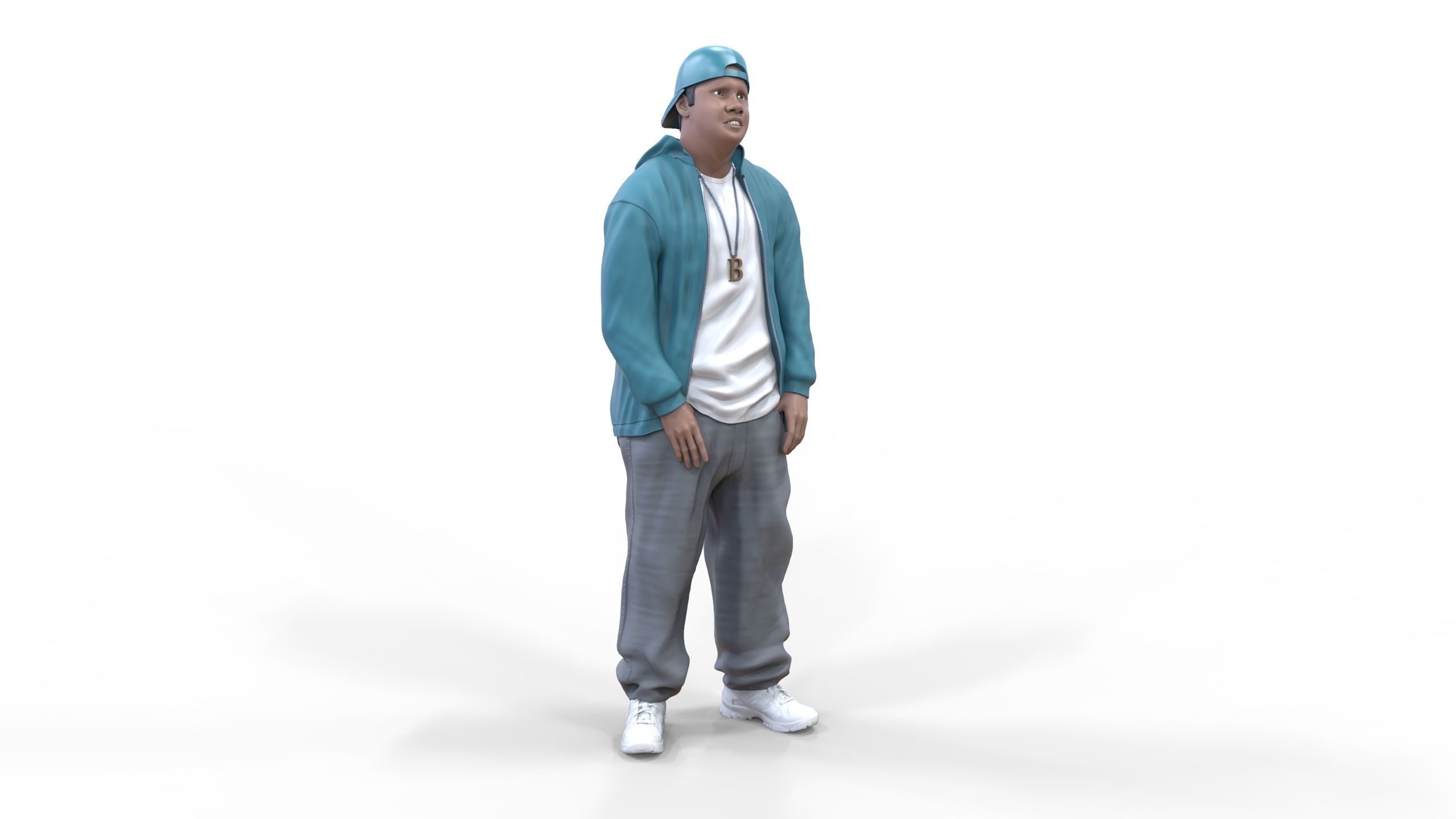 N2 Homies or hip hop Group 3D print model_1