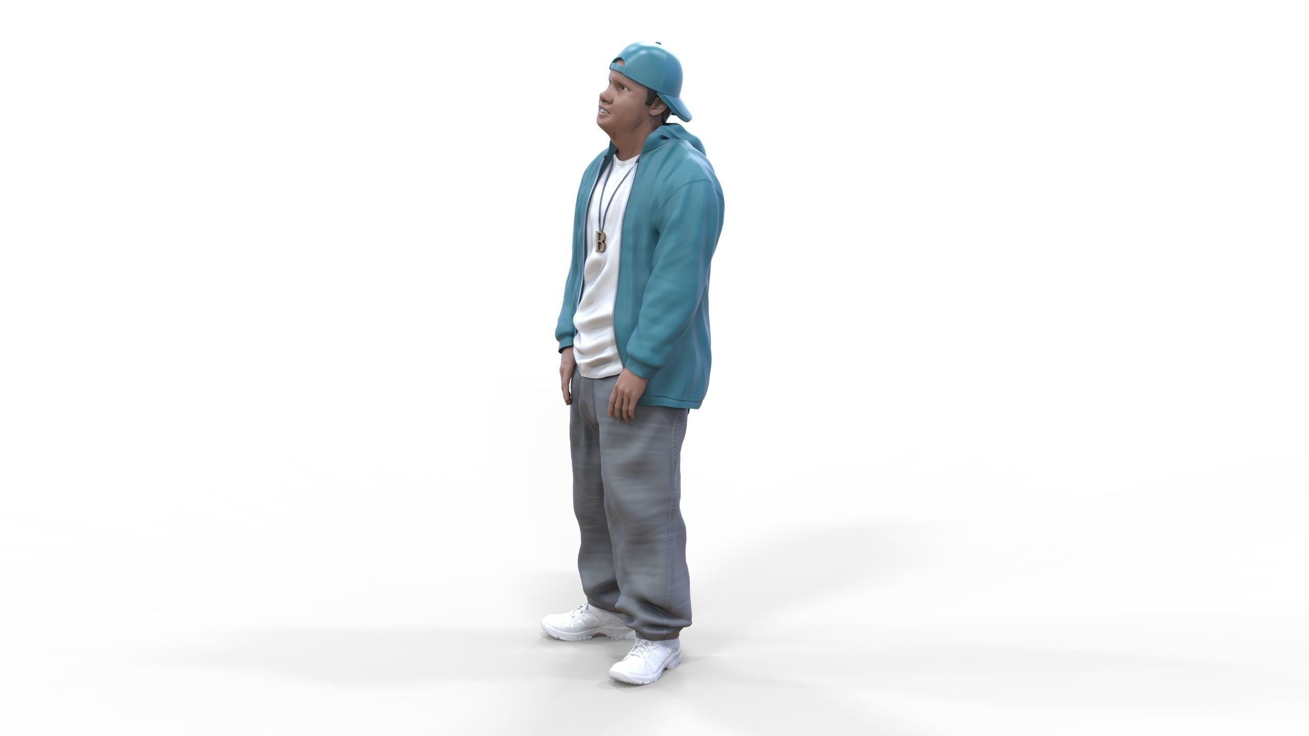 N2 Homies or hip hop Group 3D print model_10