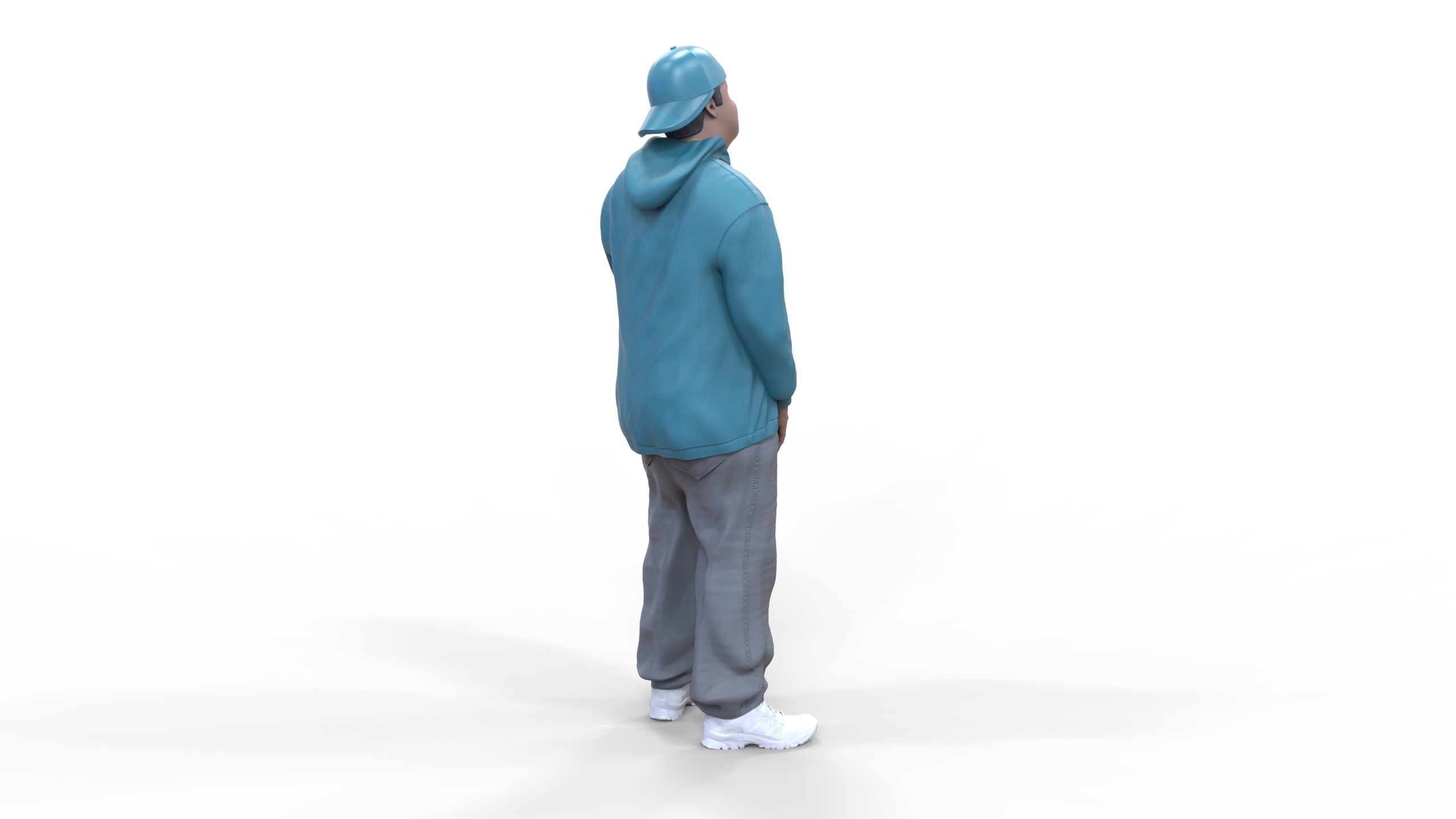 N2 Homies or hip hop Group 3D print model_24