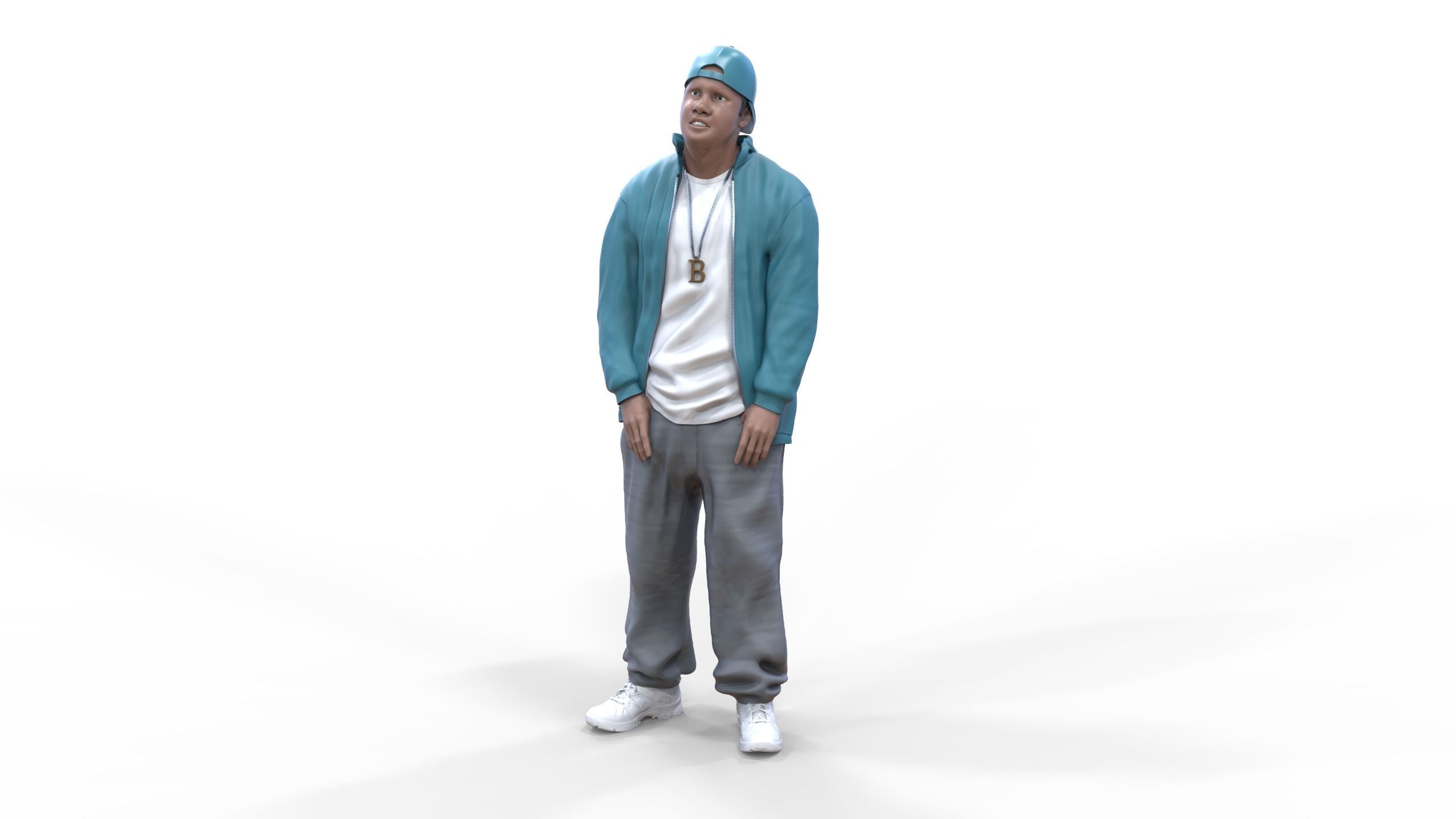 N2 Homies or hip hop Group 3D print model_6