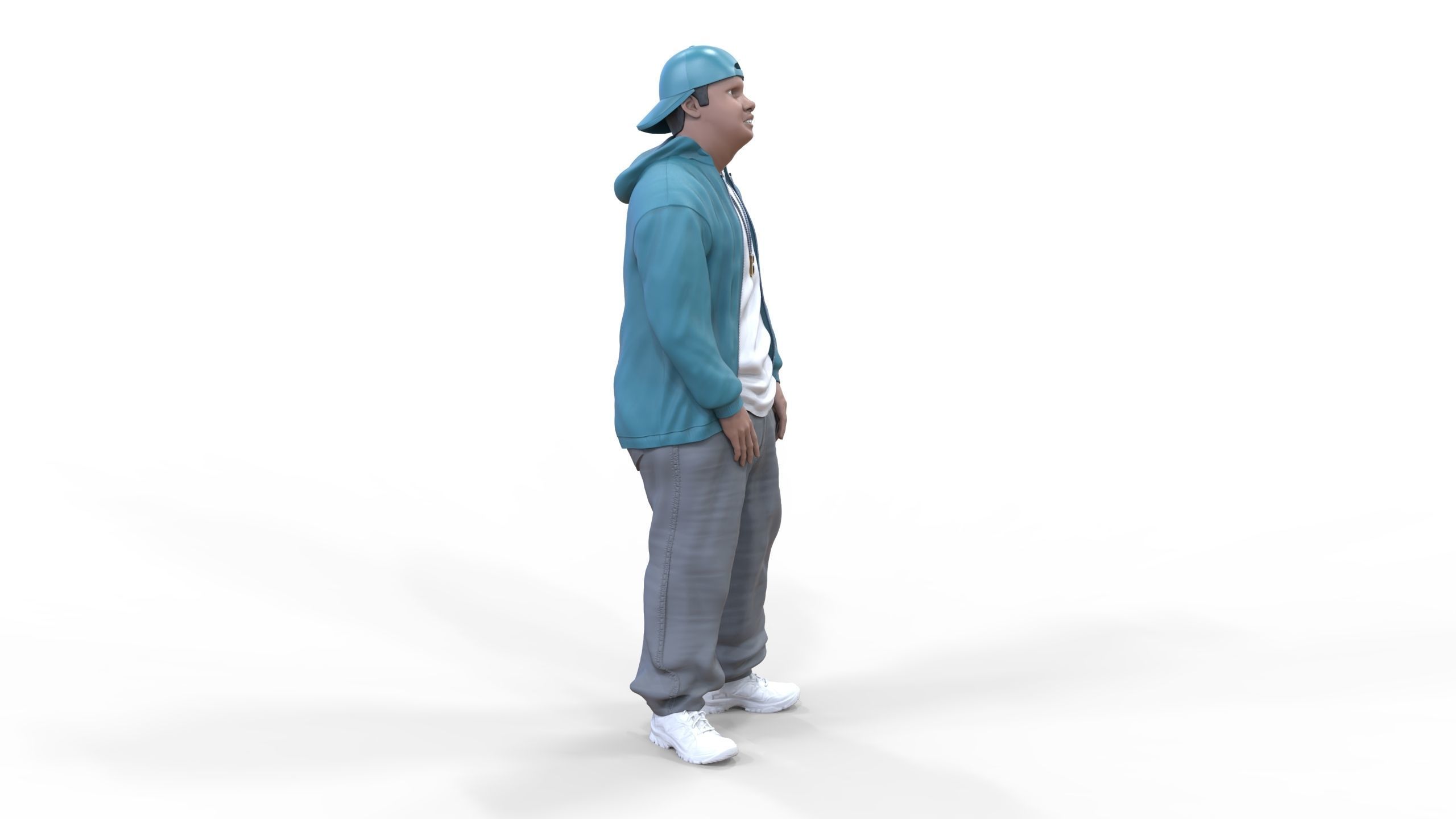 N2 Homies or hip hop Group 3D print model_30