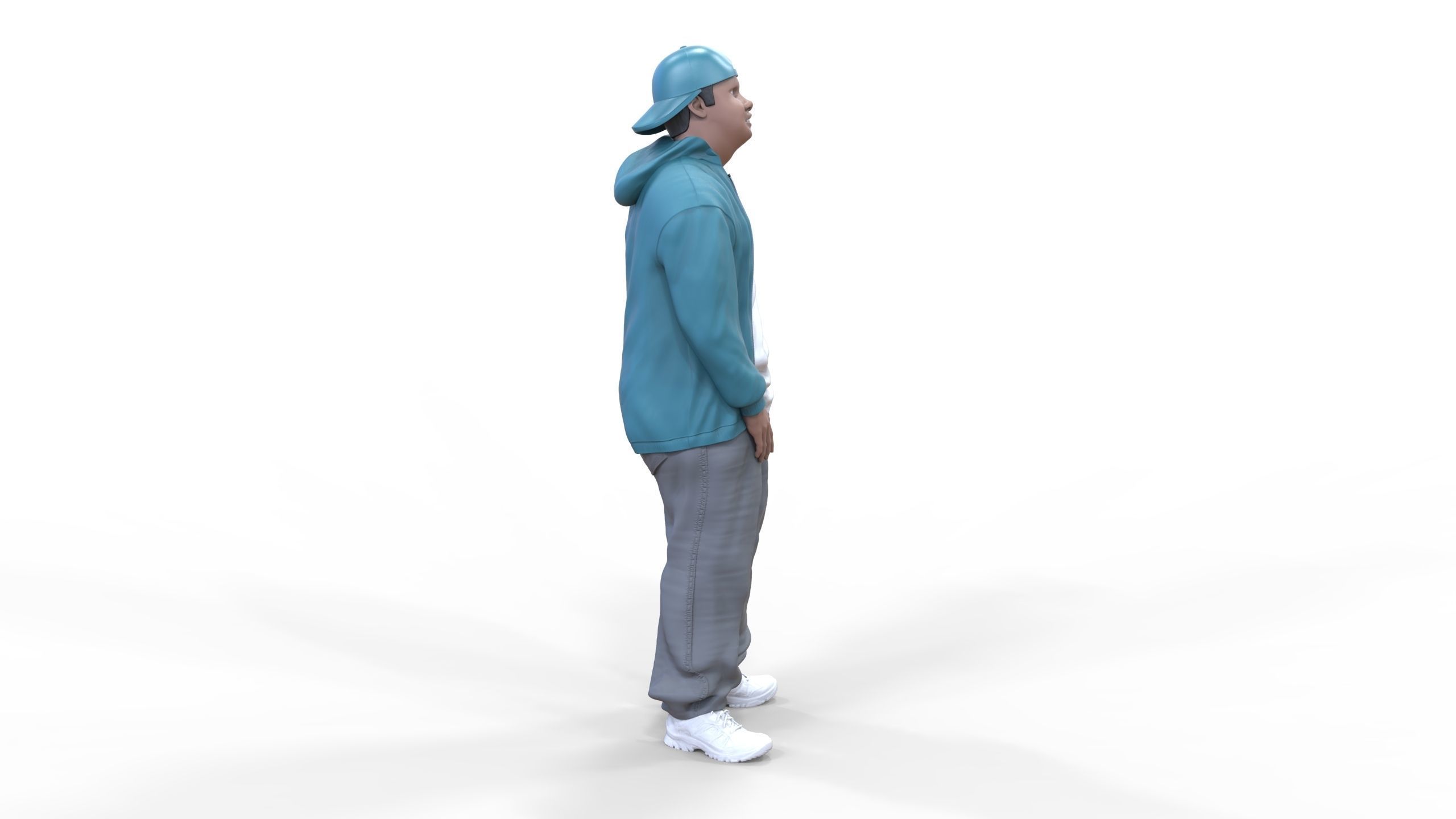 N2 Homies or hip hop Group 3D print model_28