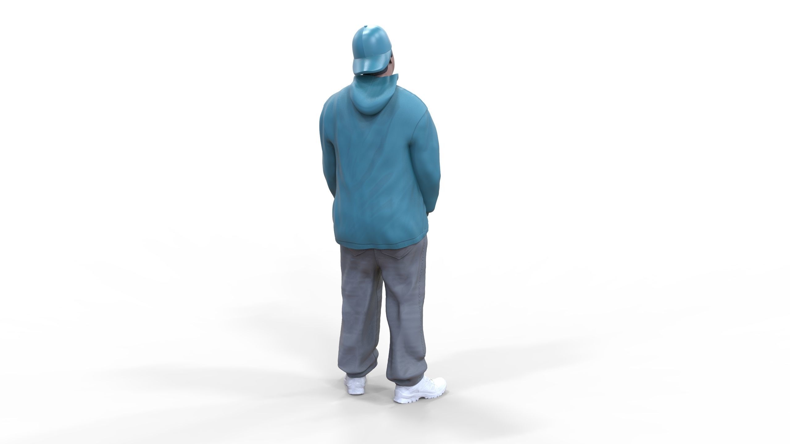 N2 Homies or hip hop Group 3D print model_38